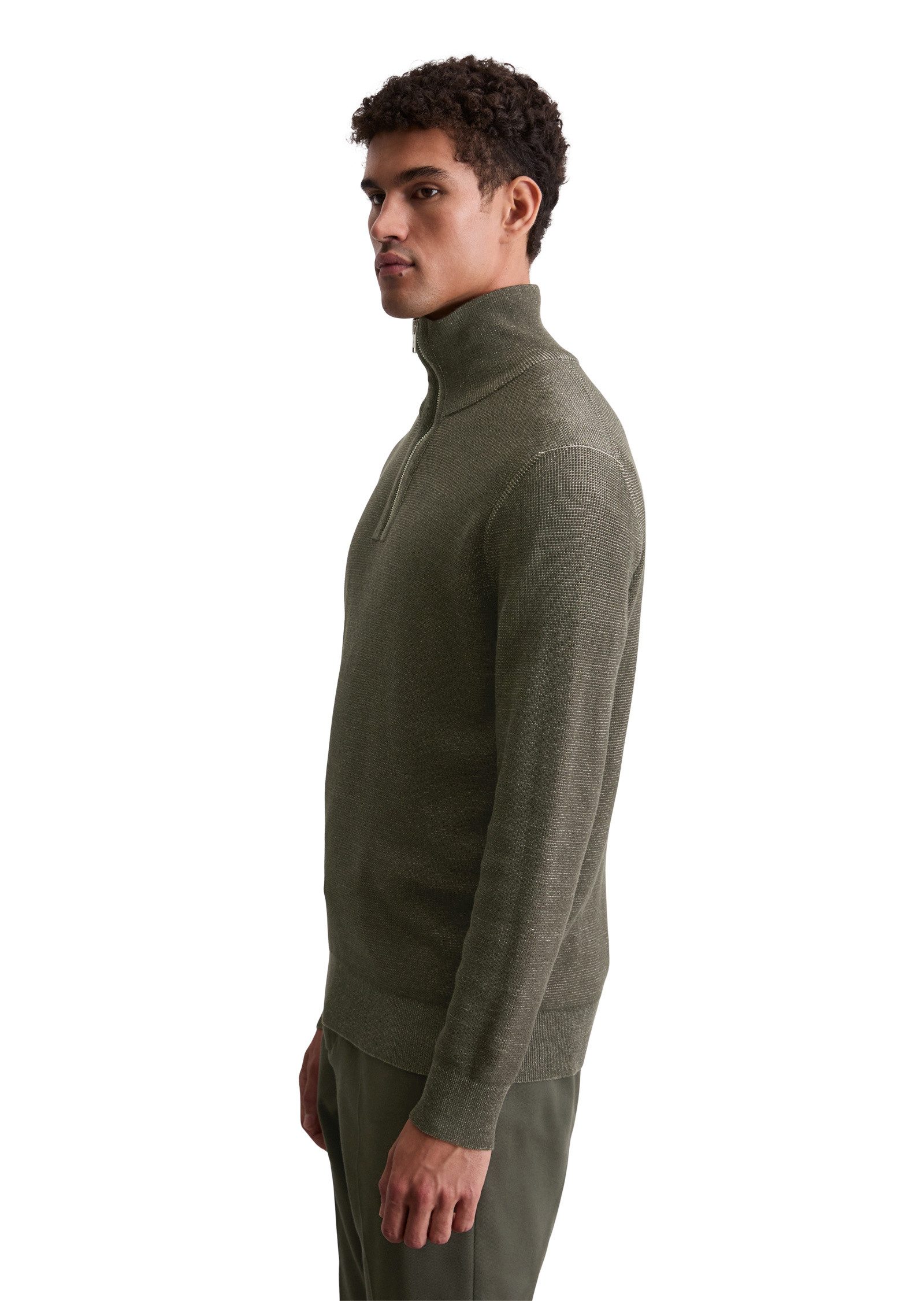 Marc O'Polo Troyer mit garngefärbtem Bi-Color-Effekt günstig online kaufen