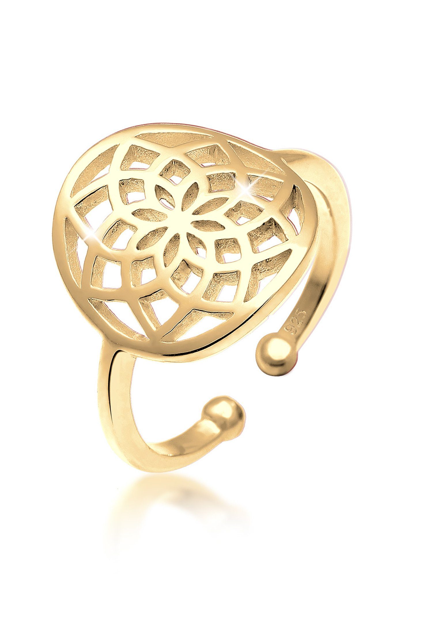 Elli Fingerring Traumfänger 925 Sterling Silber, Ornament