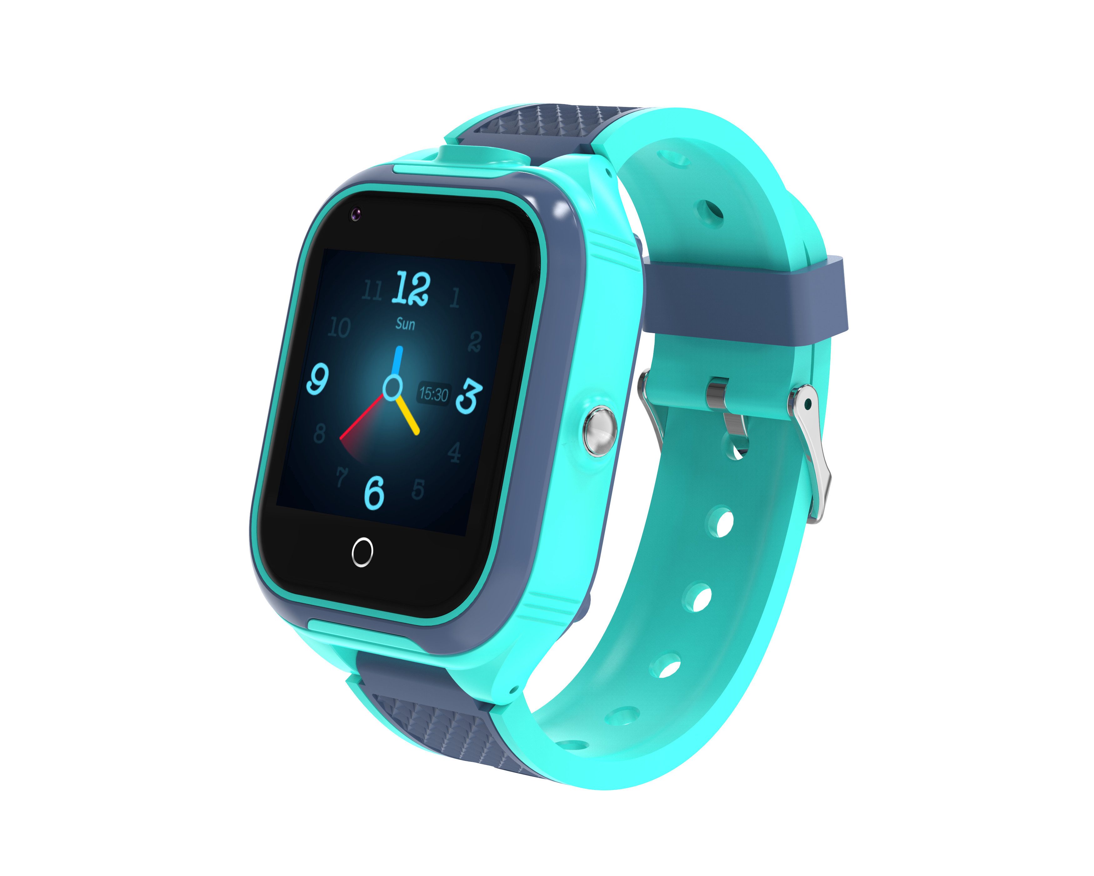 Valdus GPS-Tracker Zwei-Wege-Anrufe, SOS WLAN IPX7 wasserdicht Telefon Kinder Smartwatch (3,5 cm/1,4 Zoll, 4G), mit GPS Dual-Kamera Schrittzähler &Herzfrequenzsensor beste für kinder