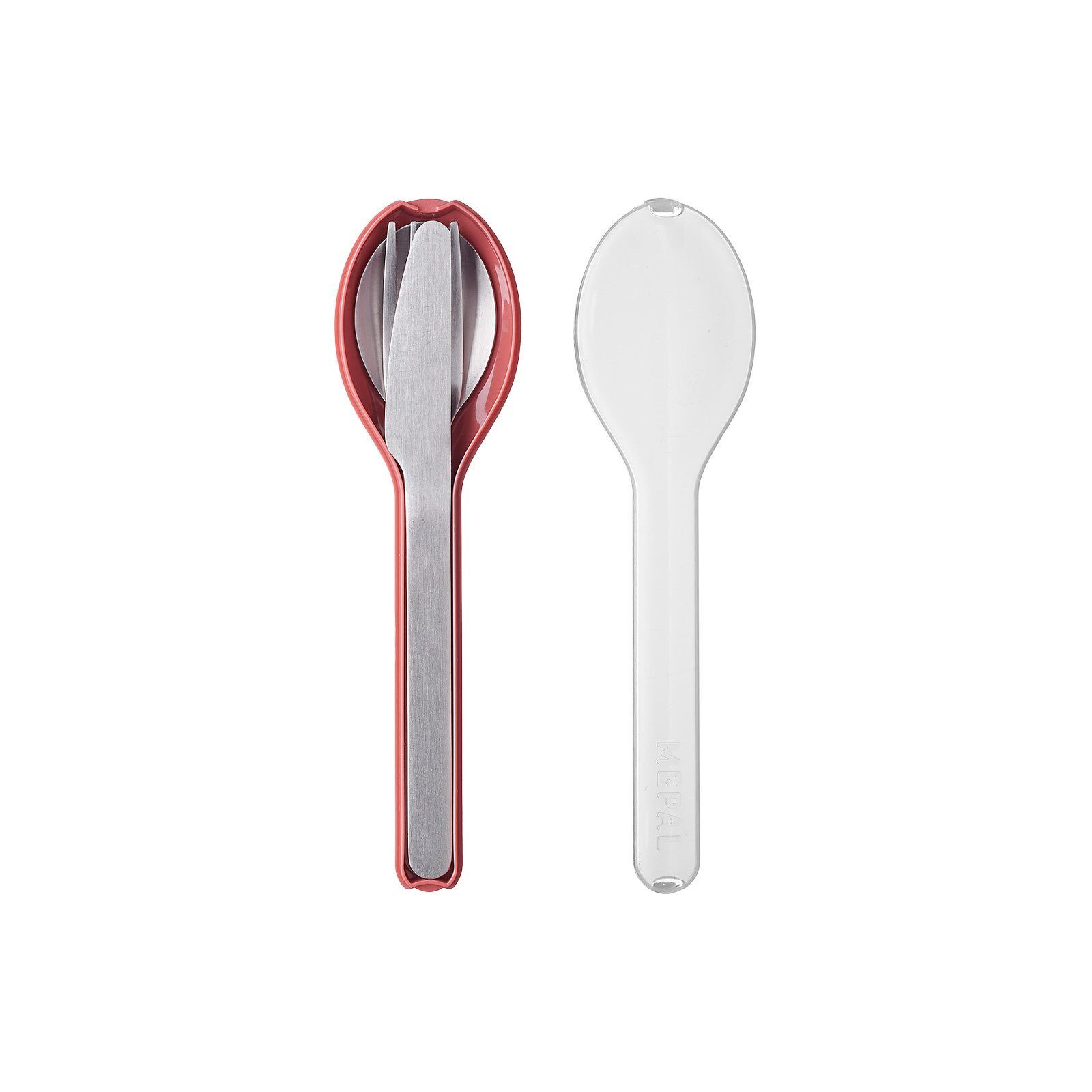 Mepal Besteck-Set Ellipse Besteck-Set (3-tlg), Material-Mix, Spülmaschinengeeignet