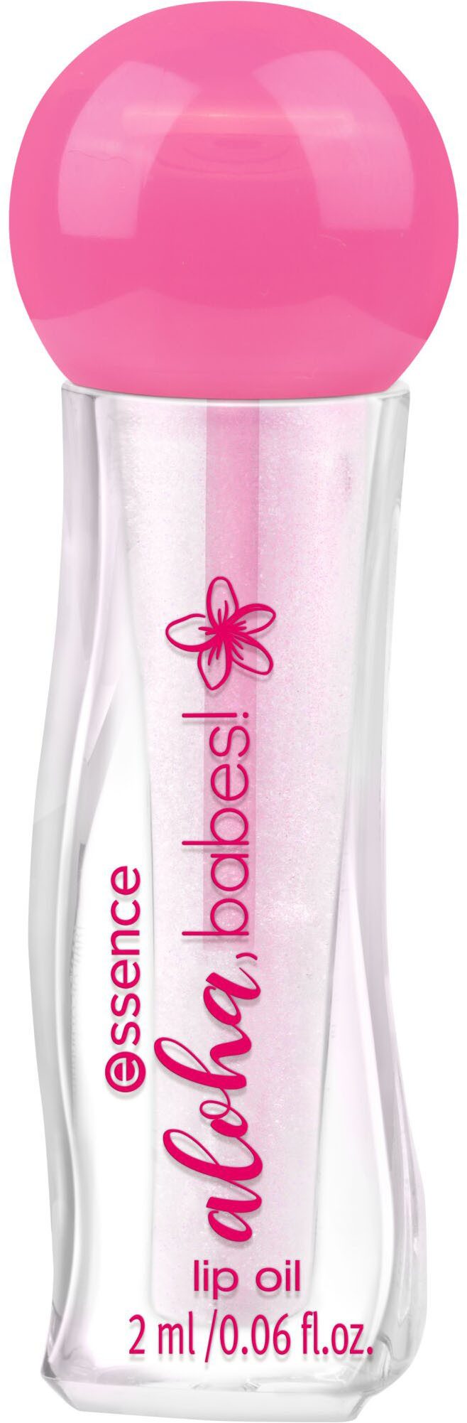 Essence Lipgloss aloha, babes! lip oil, 4-tlg., Nährende, glänzende Formel, sanfter Glitzereffekt, Kokosnussduft.