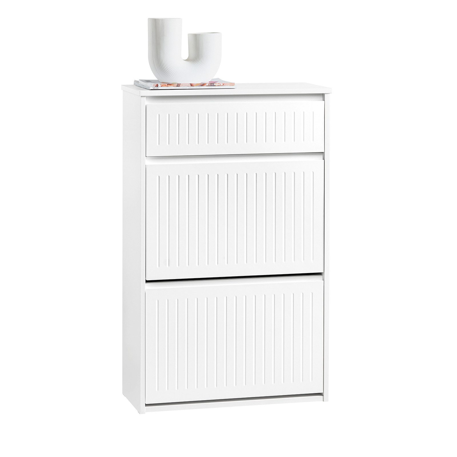 SoBuy Schuhkipper FSR165, mit 1/2/3 Klappen, mit variabel verstellbaren Ein günstig online kaufen