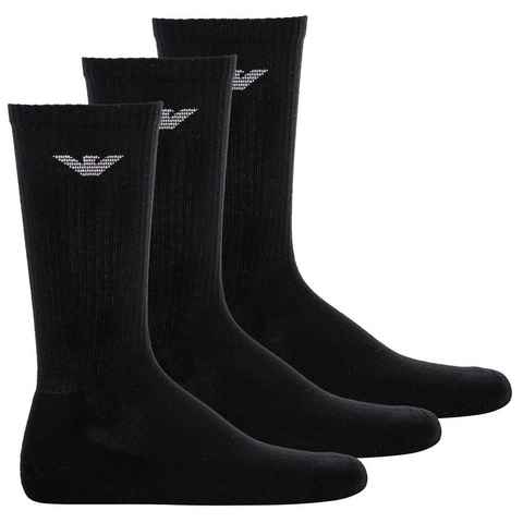Emporio Armani Sportsocken Herren Socken, 3er Pack - Sporty Medium Socks