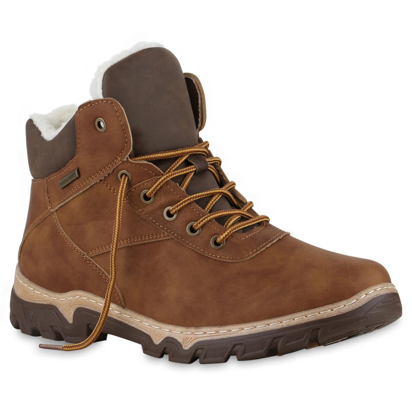 VAN HILL 841505 Winterboots Herren Warm Gefüttert Winter Boots Stiefelette günstig online kaufen