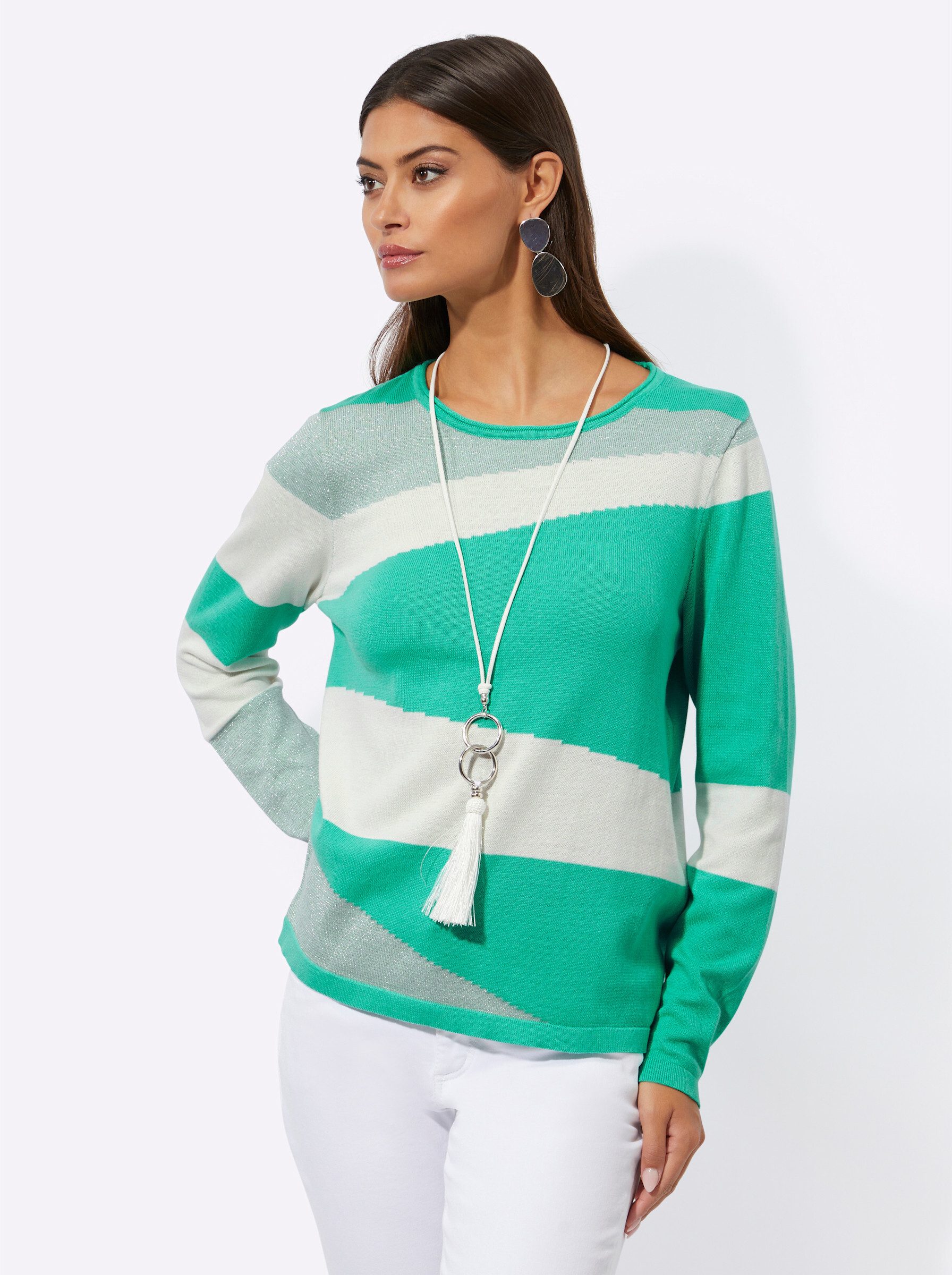 Strickpullover Langarm-Pullover