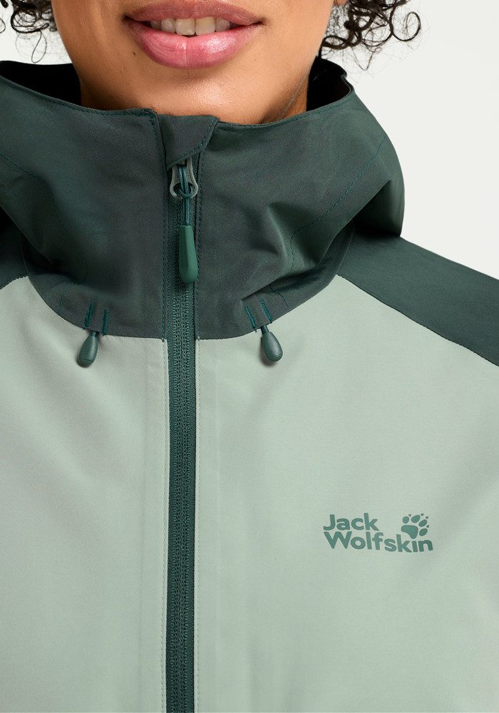 Jack Wolfskin Funktionsjacke WILDBOUND 2L JKT W Wasserdicht, atmungsaktiv, Übergangsjacke