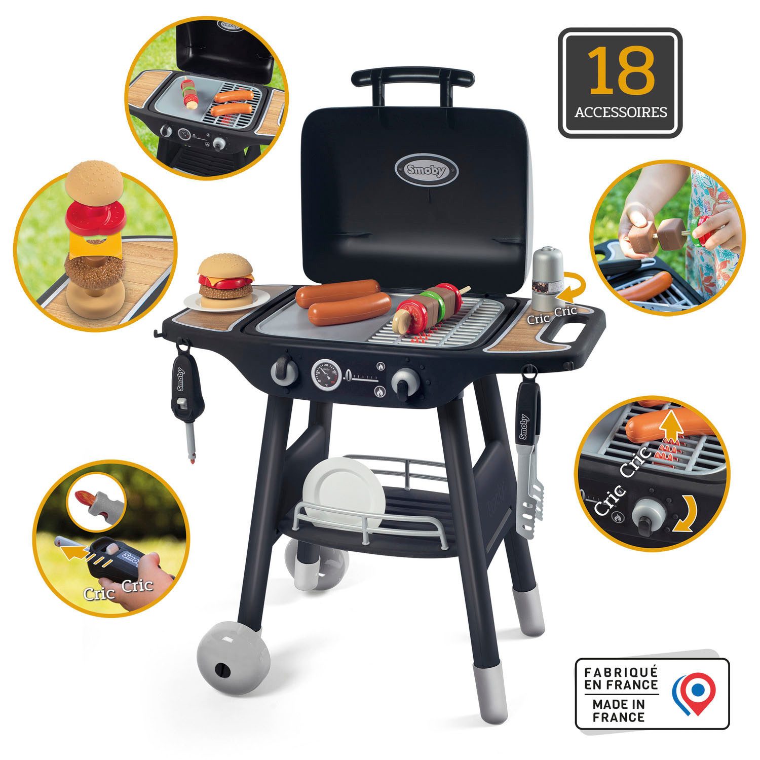Smoby Kinder-Grill Barbecue, Made in Europe