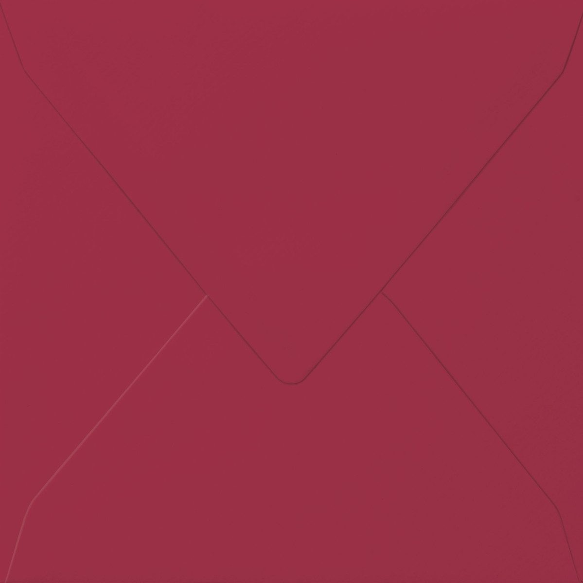 Heyda Briefumschlag Briefumschlag quadratisch 14x14cm 100g/qm nassklebend rot