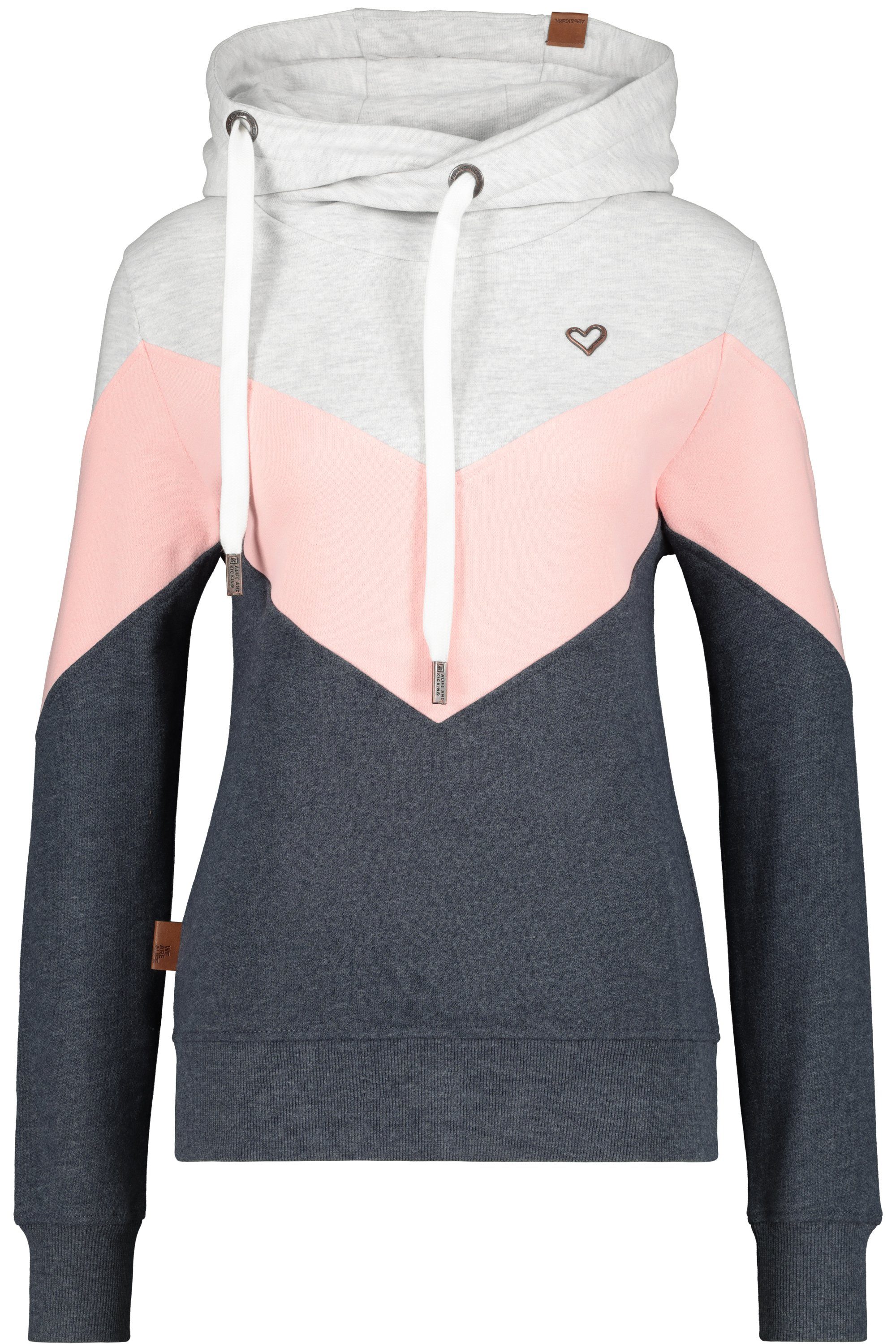 Damen Sweatshirt Kickin Alife & Kapuzensweatshirt Sweatshirt cloudy StellaAK