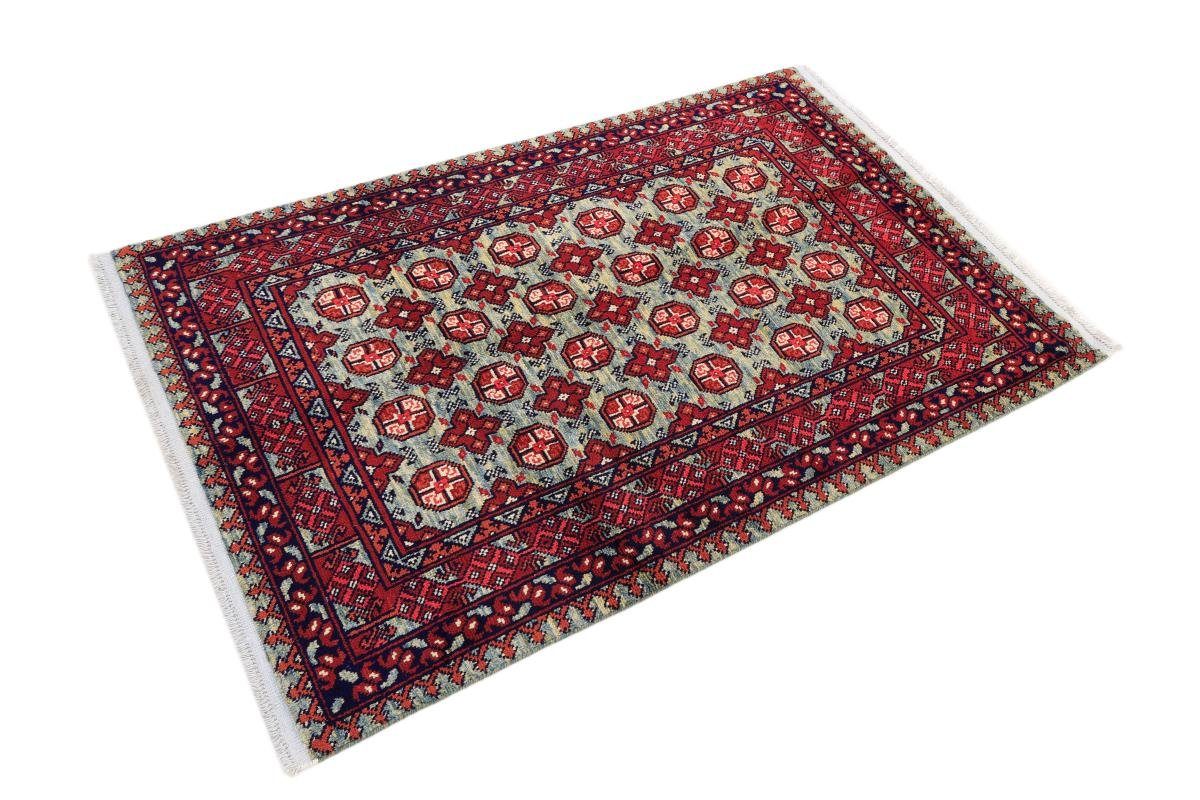 Orientteppich Afghan Akhche 6 Nain mm Handgeknüpfter rechteckig, 117x187 Höhe: Trading, Orientteppich