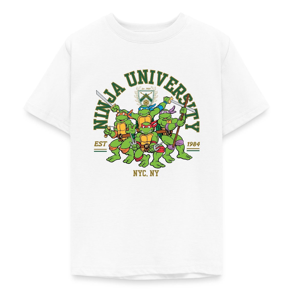 T-Shirt Teenage Mutant Ninja Turtles Ninja University Teenager T-Shirt