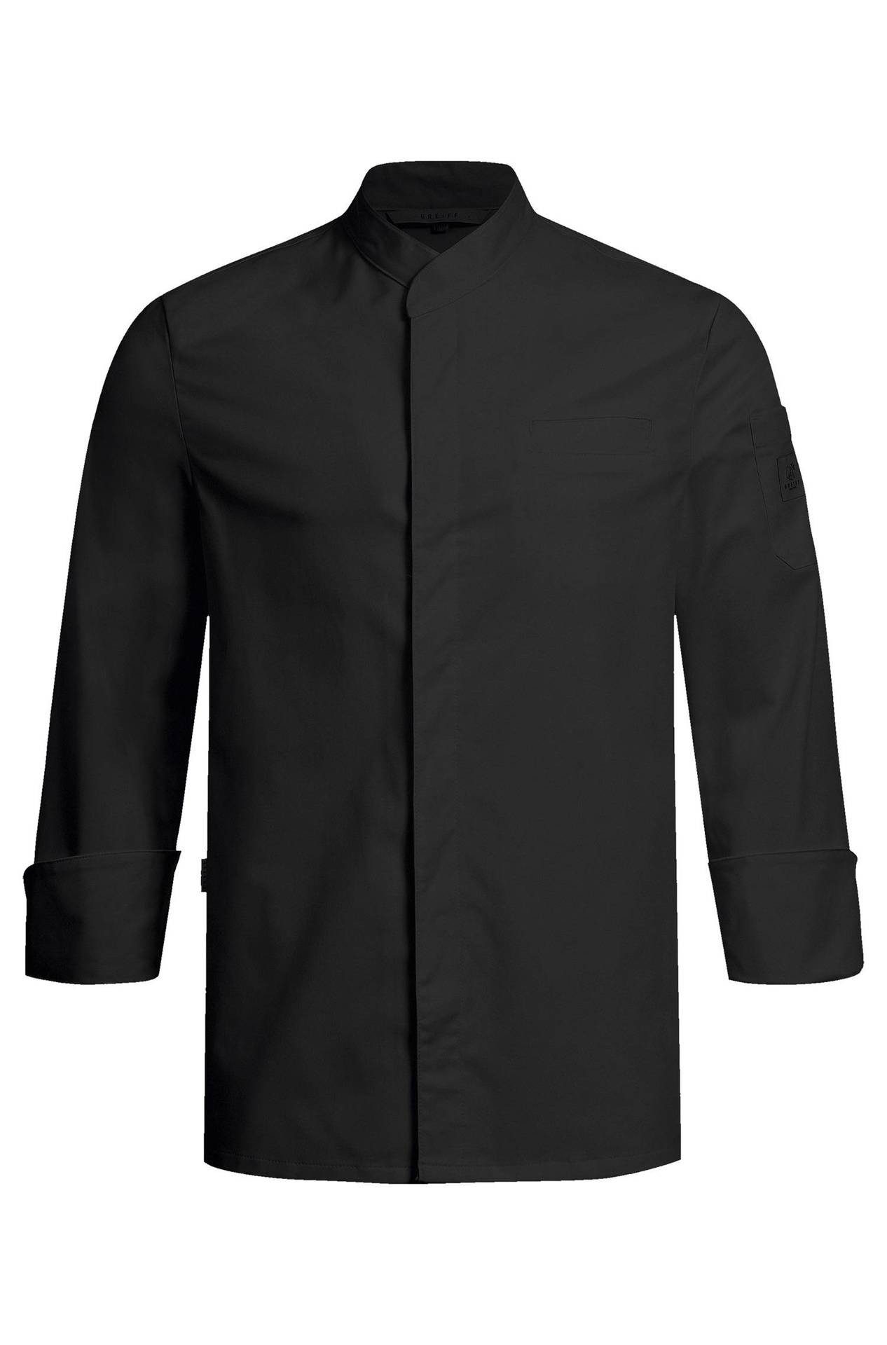 Kochjacke Greiff GASTRO-MODA Cuisine Herren Kochjacke Regular-Fit Schwarz