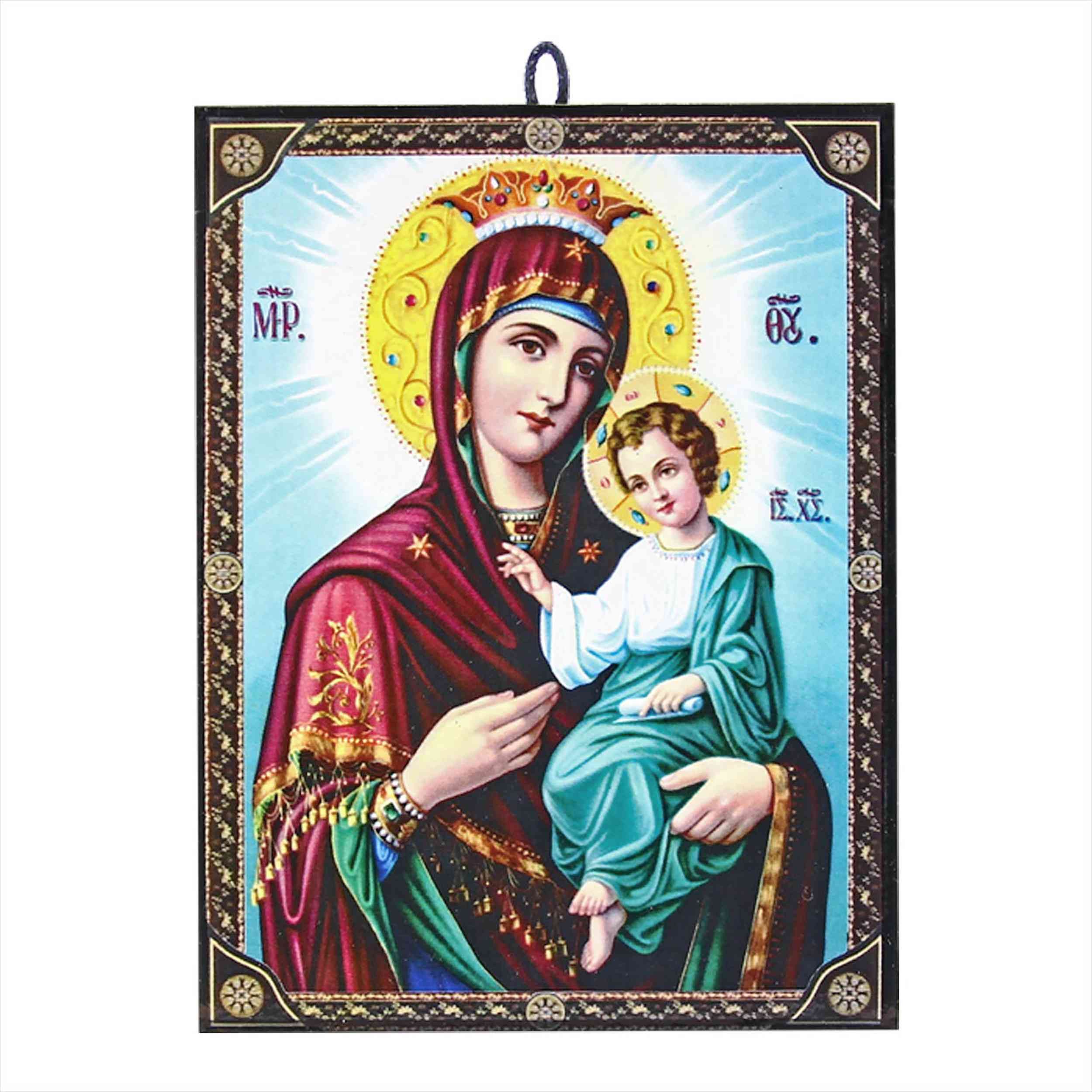 NKlaus Bild Ikone GM Würdig Ist orthodox Zertifizierte Reproduktion aus Griechenla, Religion