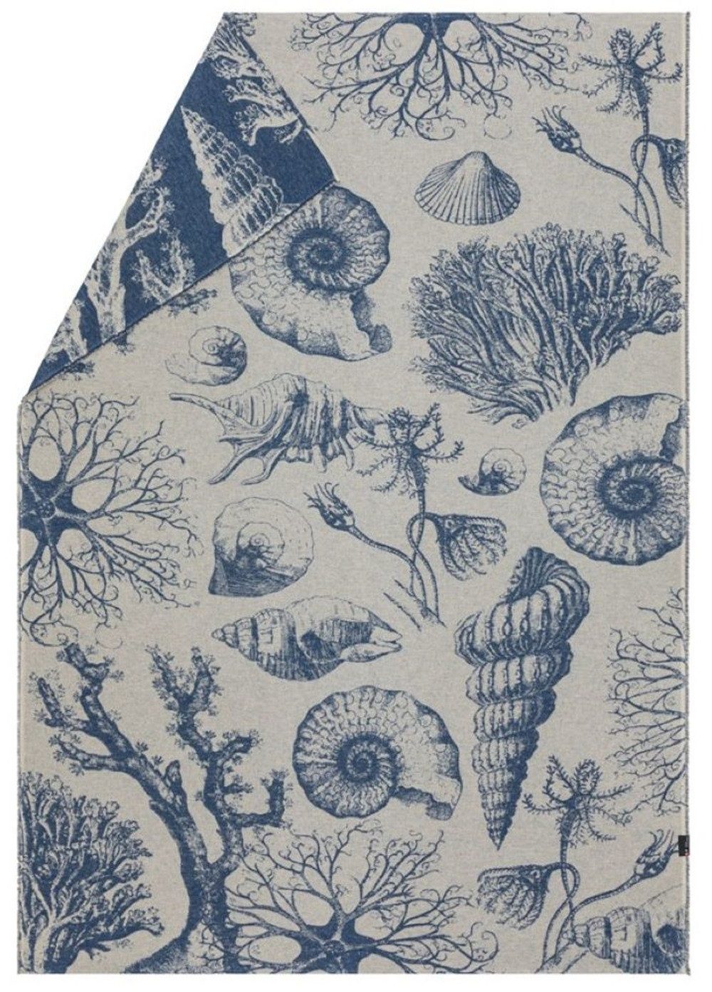 Wohndecke David Fussenegger Wohndecke Alba 'Submarine' 140 x 200 cm Marine, DAVID FUSSENEGGER
