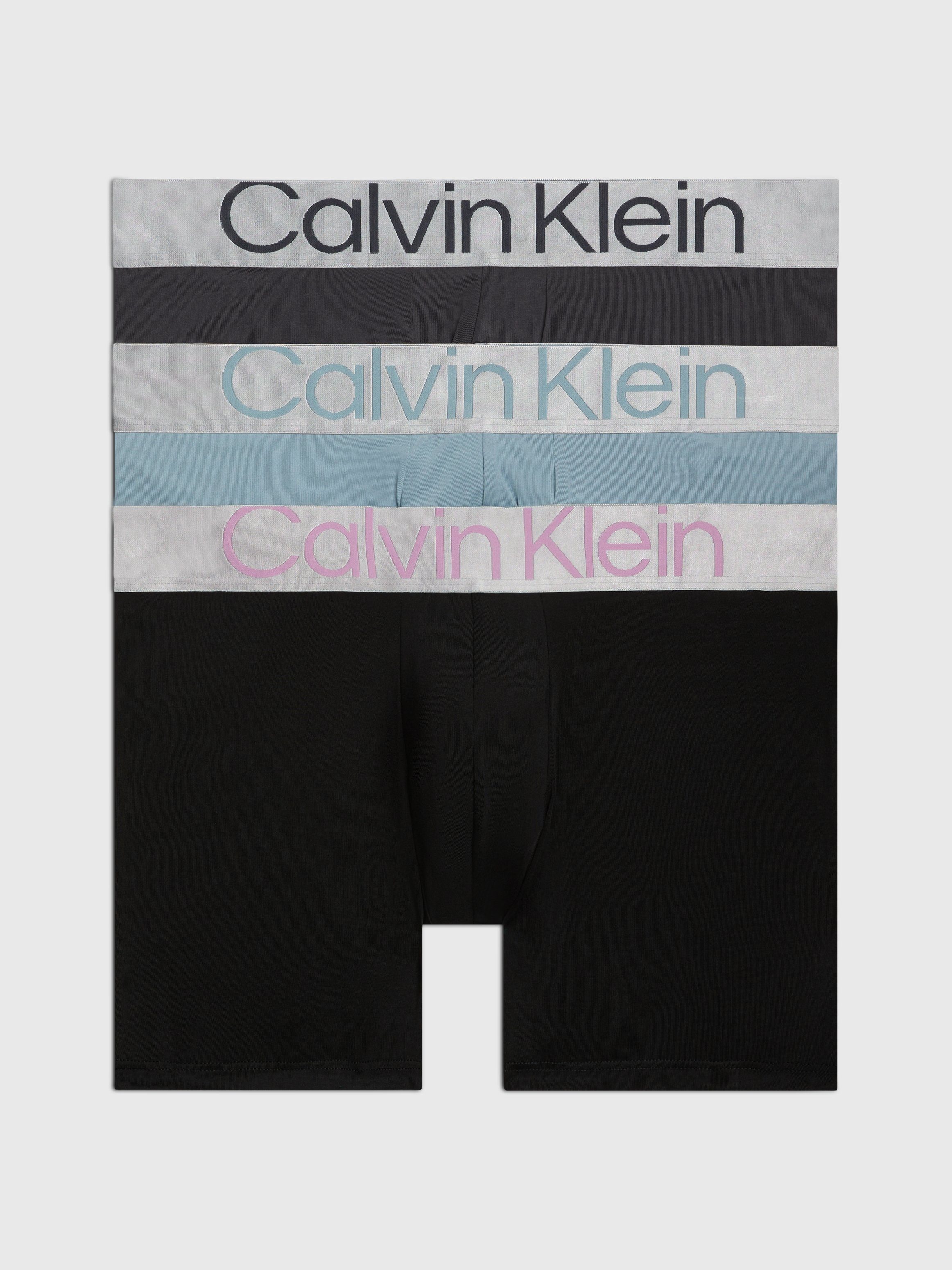 Calvin Klein Underwear Boxer BOXER BRIEF 3PK (Packung, 3-St., 3er-Pack) mit Logoschriftzug auf dem Bund