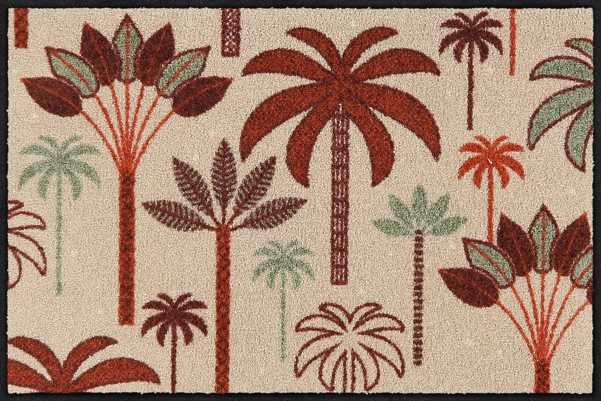 Salonloewe Fußmatte Fußmatte 50x75 Palm Jungle, Eingangsmatte normal, Höhe: 500 mm
