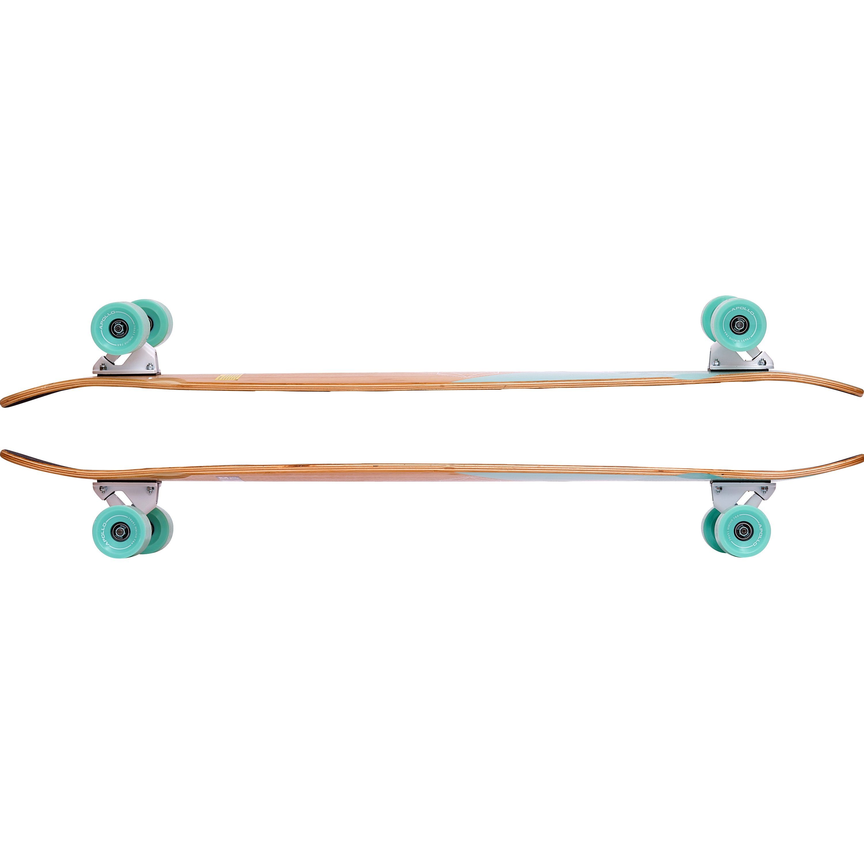 Thumbnail - Apollo Longboard Dancer Longboard 46 Zoll inkl. T-Tool, Aus hochwertigem Holz mit Bambus, perfekt zum Dancen oder Cruise...