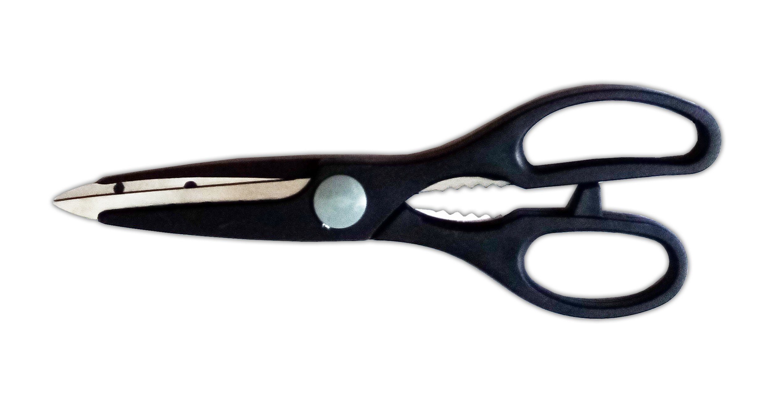 Reinex Haushaltsschere UNIVERSAL-SCHERE 21cm Edelstahl Universalschere Allzweckschere 55, Haushaltschere Küchenschere Vielzweckschere scharf Nussknacker