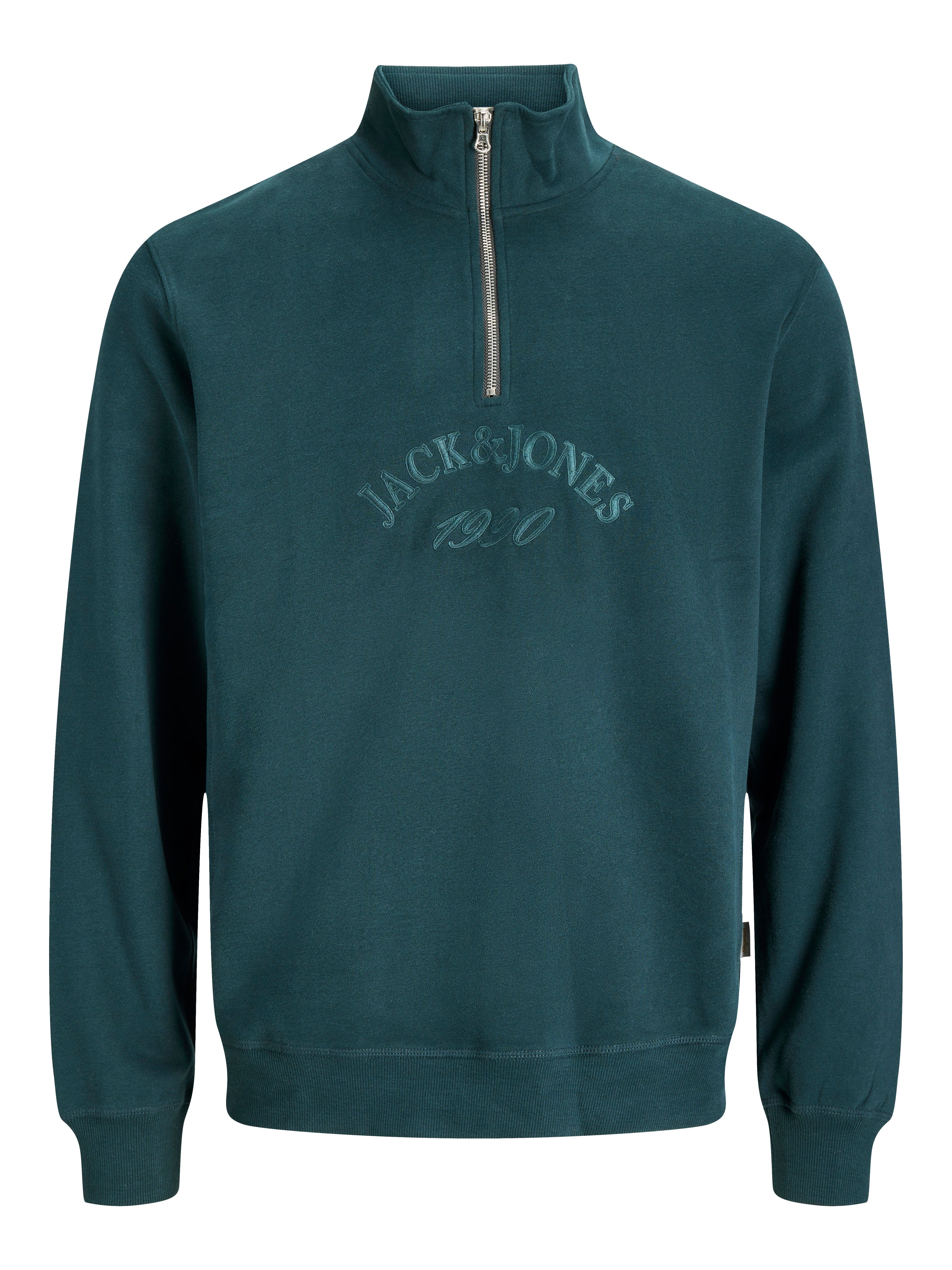 Jack & Jones Sweater JORBLEECKER BRANDING SWEAT HIGH NECK BF günstig online kaufen