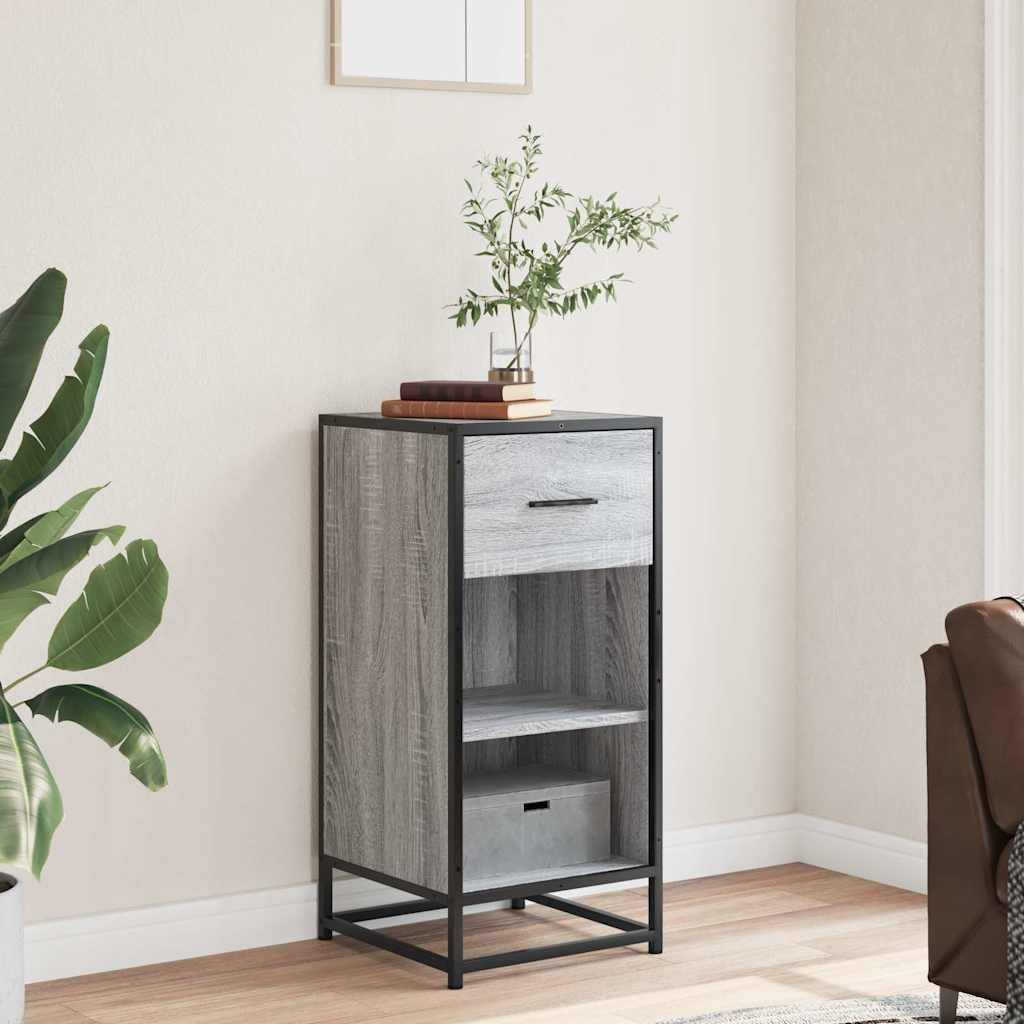 vidaXL Sideboard Sideboard Grau Sonoma 35,5x35x76 günstig online kaufen