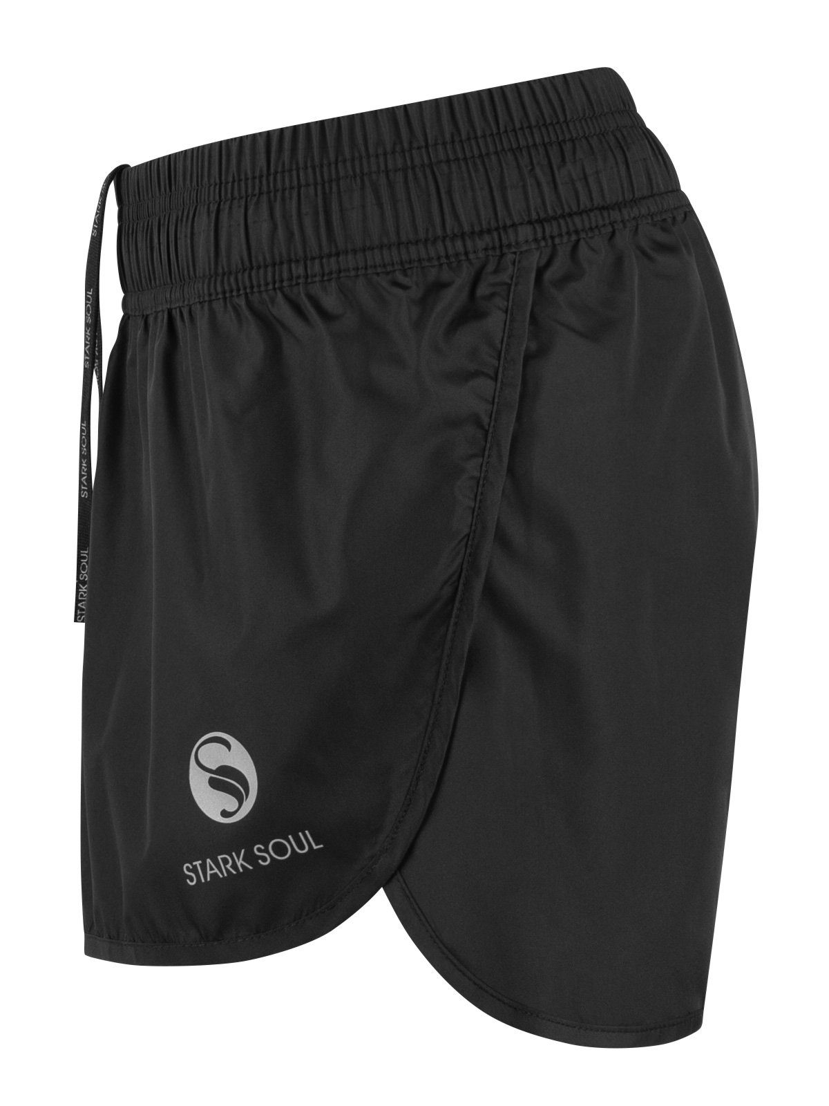 Schnelltrocknend Sporthose Schwarz Dry Quick - aus kurze - Short Material Sport Soul® Sporthose Stark