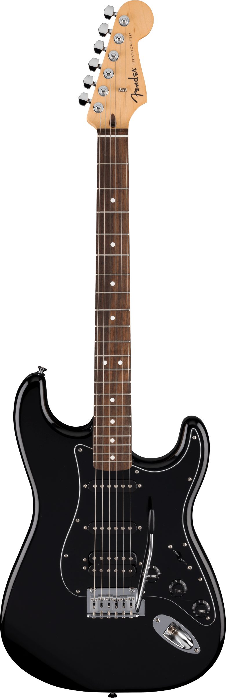 Fender E-Gitarre Fender Standard Stratocaster HSS IL BLK
