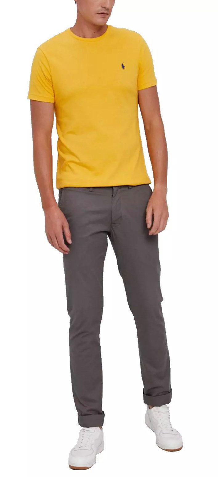 Polo Ralph Lauren T-Shirt Custom Slim Fit Pony gestickte Pony-Logo auf der linken Brust