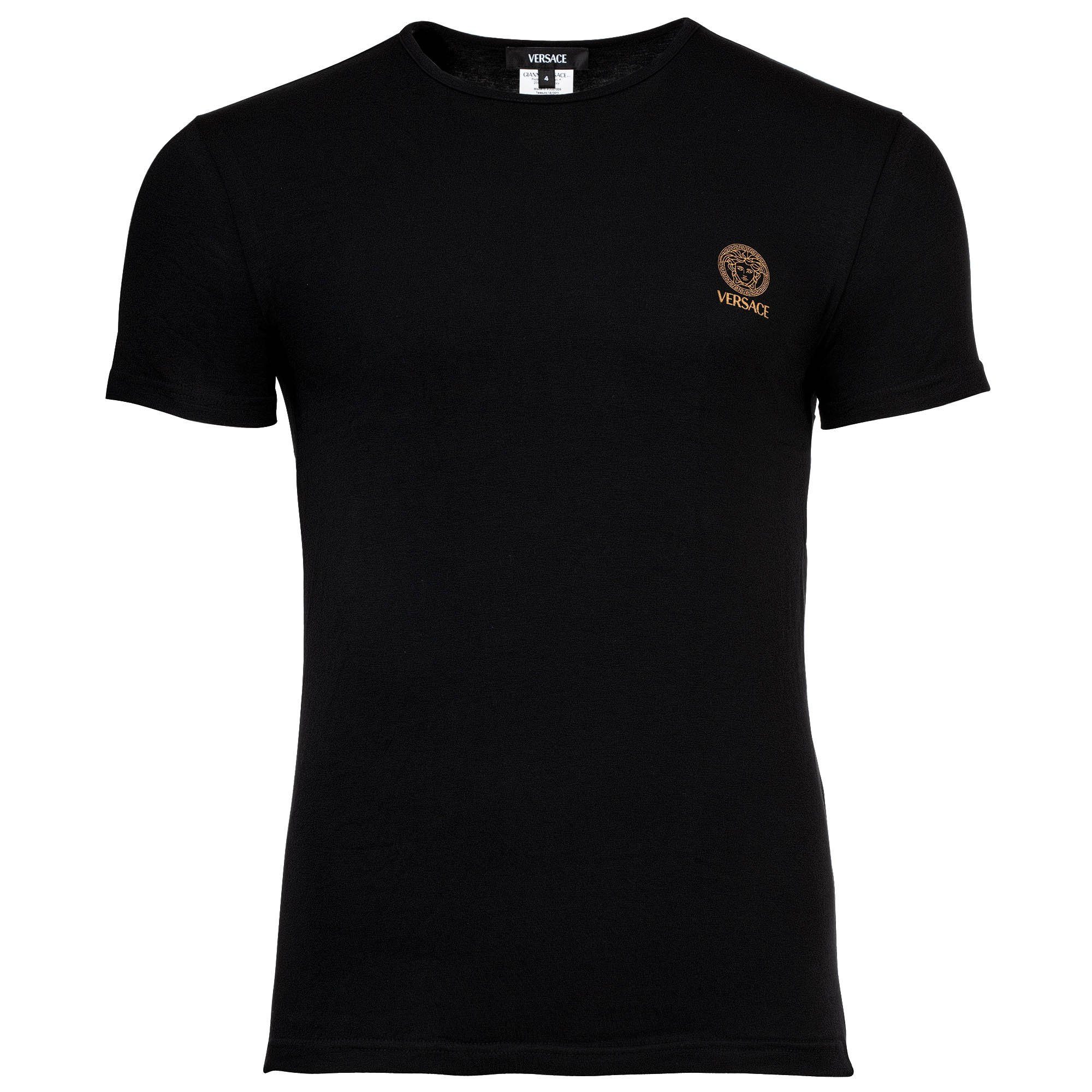 Versace T-Shirt Herren T-Shirt 2er Pack Baumwolle (Packung, 2er Pack) – Bild 4 von 5