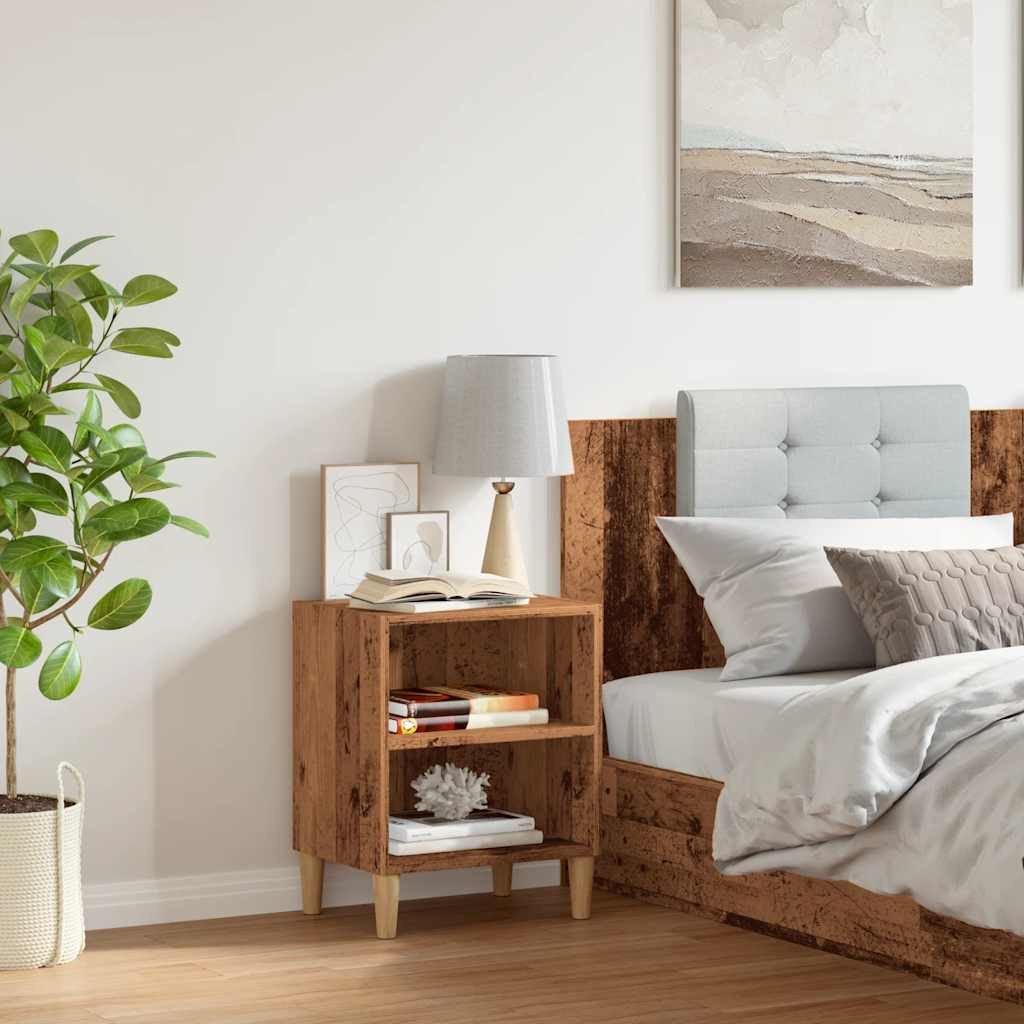 vidaXL Nachttisch Nachttisch Altholz-Optik 40x30x50 cm günstig online kaufen