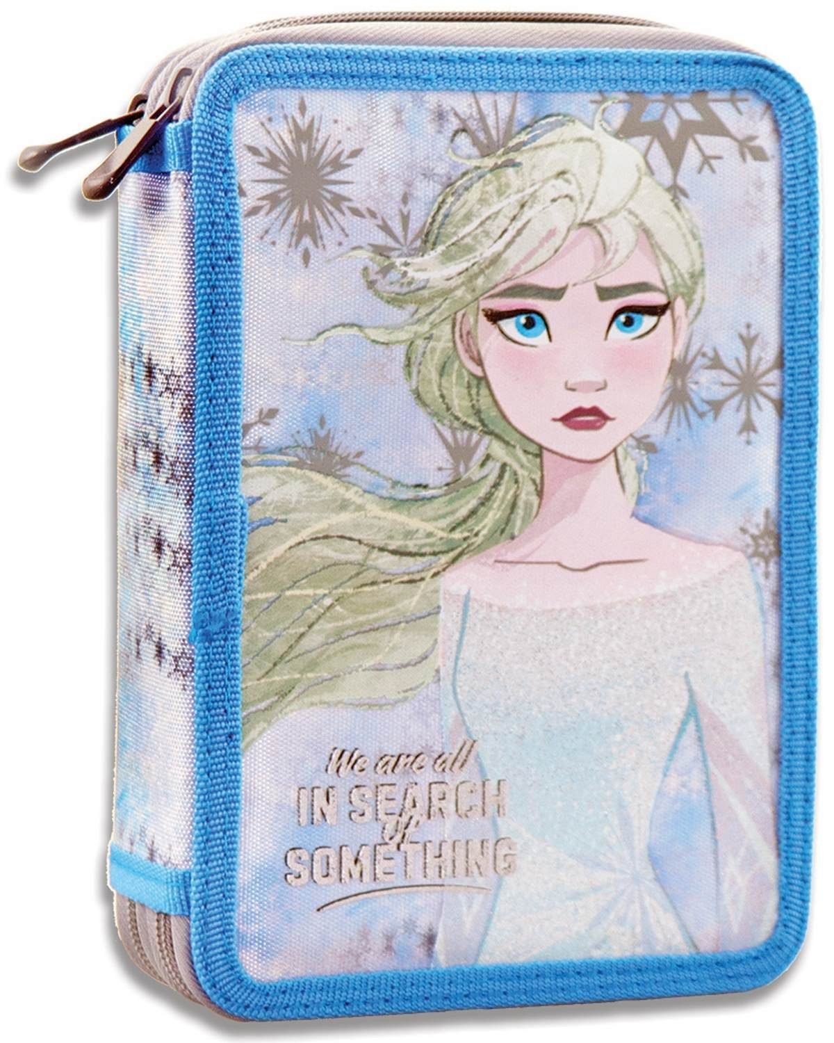 Diakakis Federmäppchen Schüler Frozen Doppel Etui 31-tlg 2 2-Fach Disney