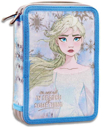 Diakakis Federmäppchen 2-Fach Disney Frozen 2 Doppel Schüler Etui 31-tlg