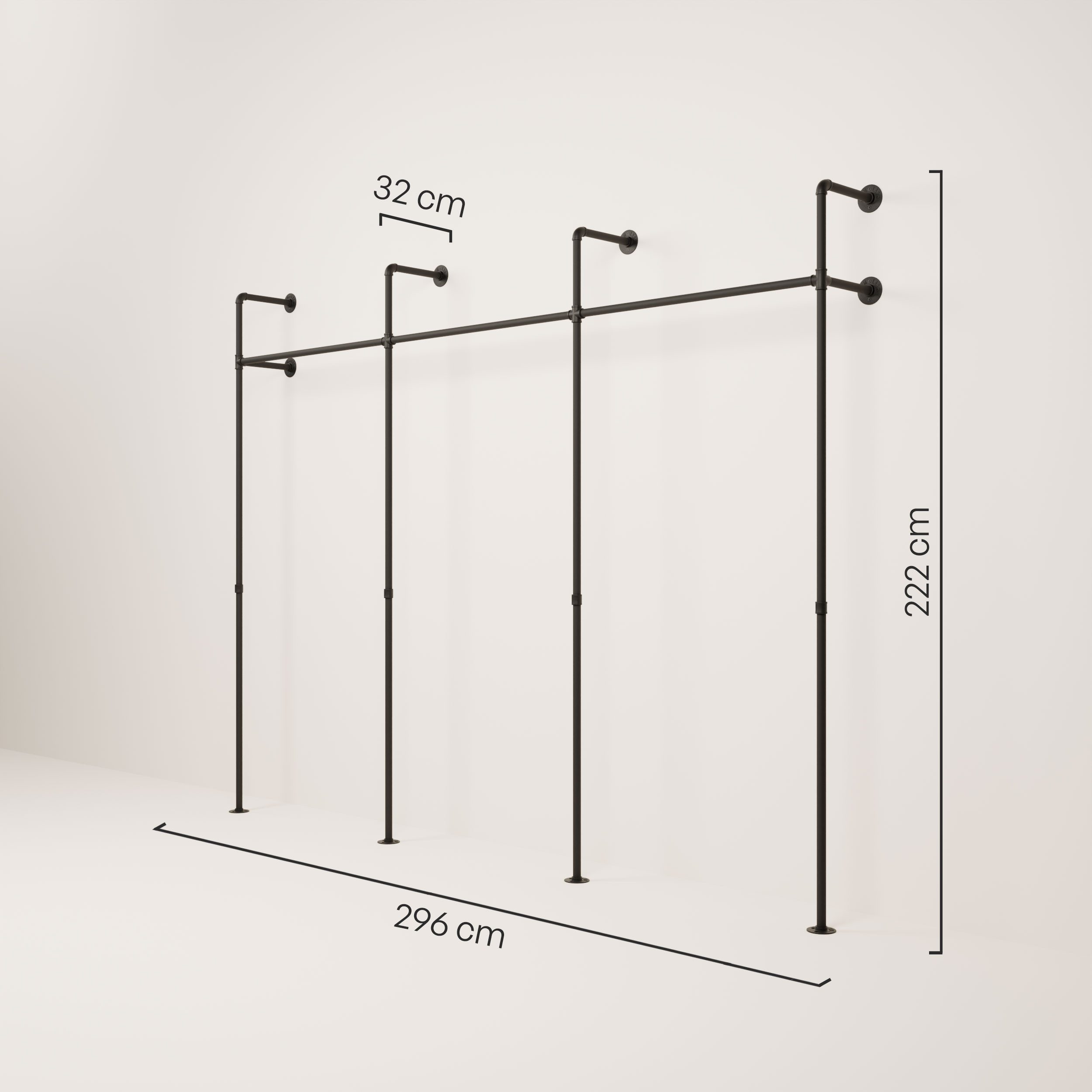 pamo. design Kleiderständer offener Kleiderschrank KIM, günstig online kaufen