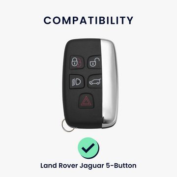 kwmobile Schlüsseltasche Autoschlüssel Hülle für Land Rover Jaguar (1-tlg), Schlüsselhülle Silikon Case Schlüssel Cover