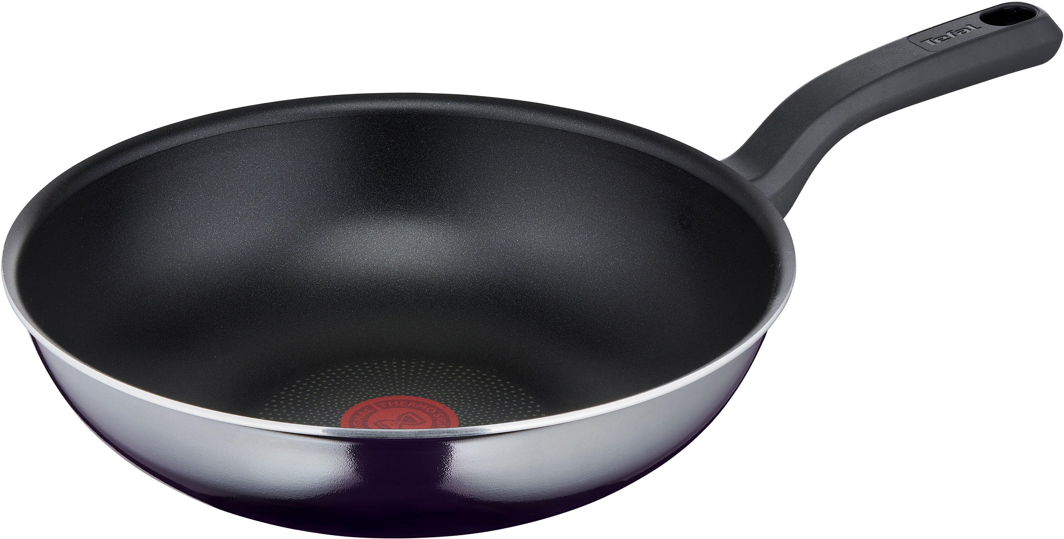 Wok Aluminium, alle Thermo-Signal, Resist, D52619 Emaille, außer Herdarten Induktion Tefal Antihaft,