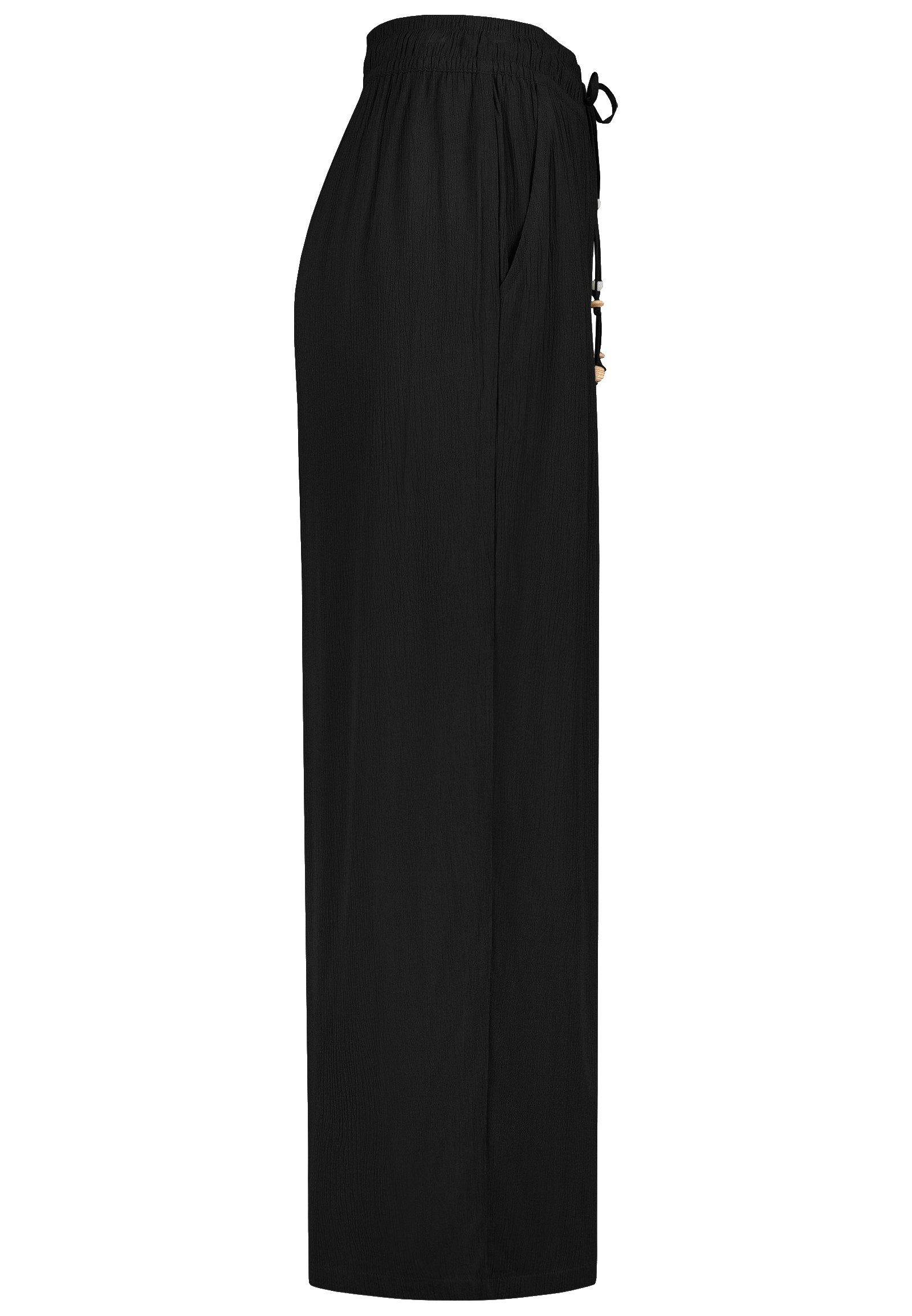 Eight2Nine Chinos Damen Luftige Sommerhose Freizeit Weit geschnitten Stoffhose Musselin