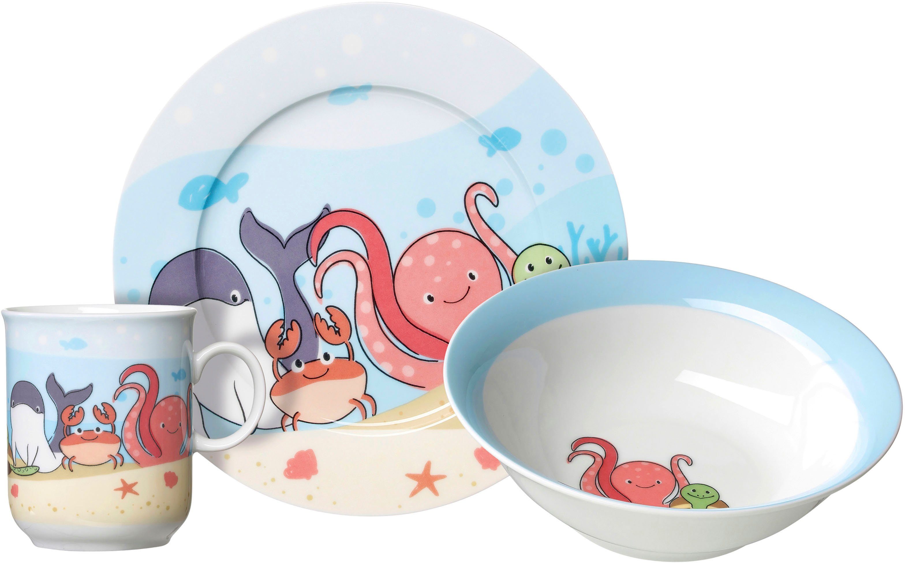Kindergeschirr-Set Unterwasserwelt
