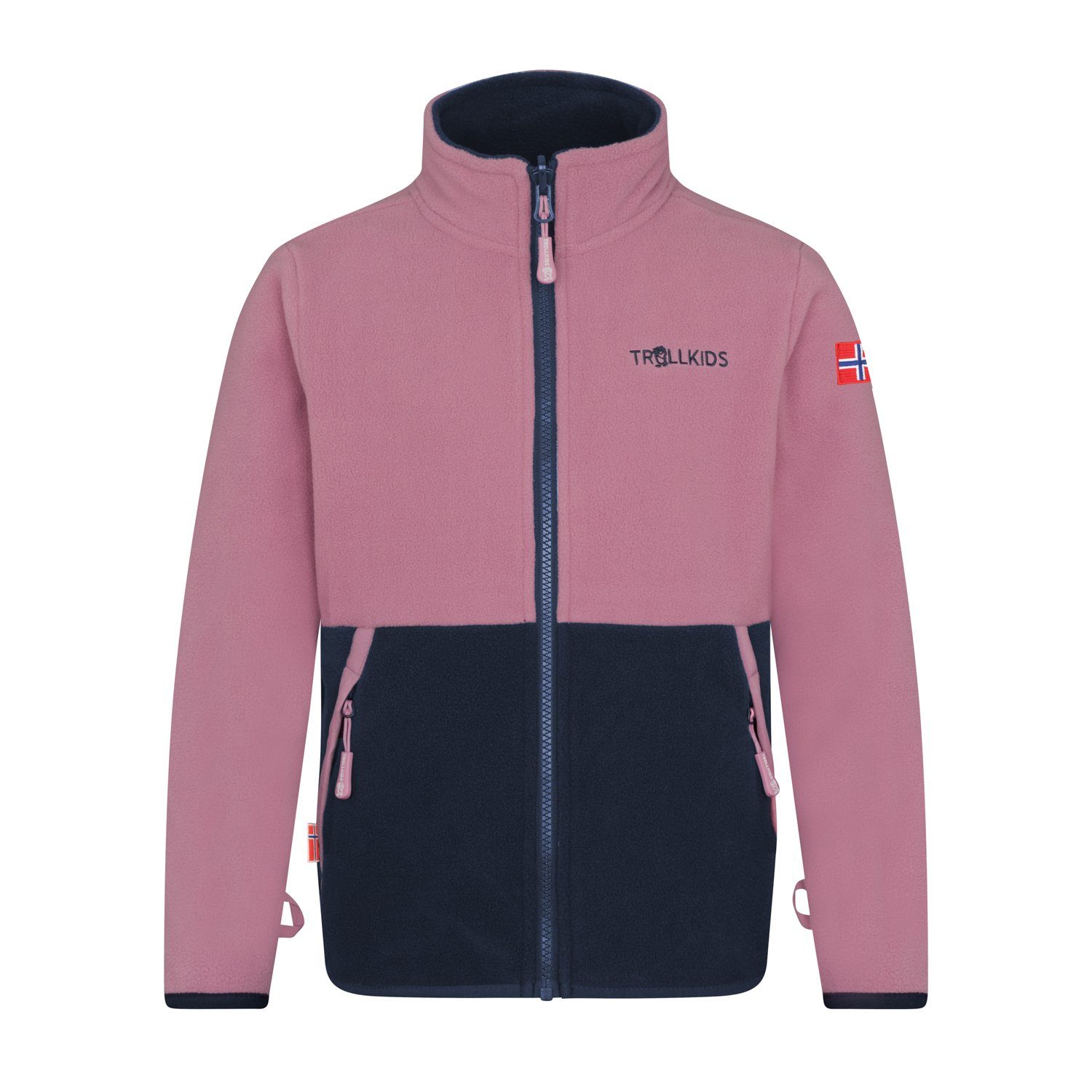 TROLLKIDS 3-in-1-Funktionsjacke Wasserdicht System Kjerak Marine/Mauve Atmungsaktiv ZIP-In