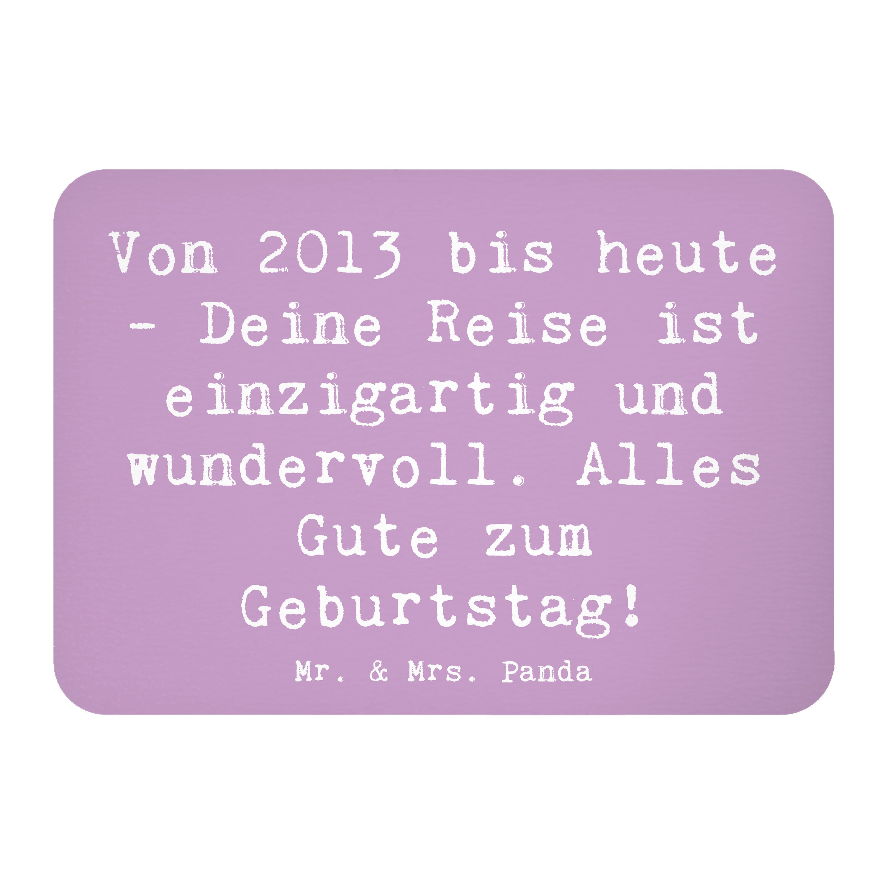 Magnet Spruch 2013 Geburtstag - Lavendeltraum - Geschenk, Erfolg und Freude