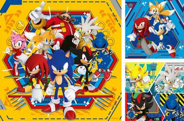 Ravensburger Puzzle Die Abenteuer von Sonic, 147 Puzzleteile, Made in Europe, FSC® - schützt Wald - weltweit