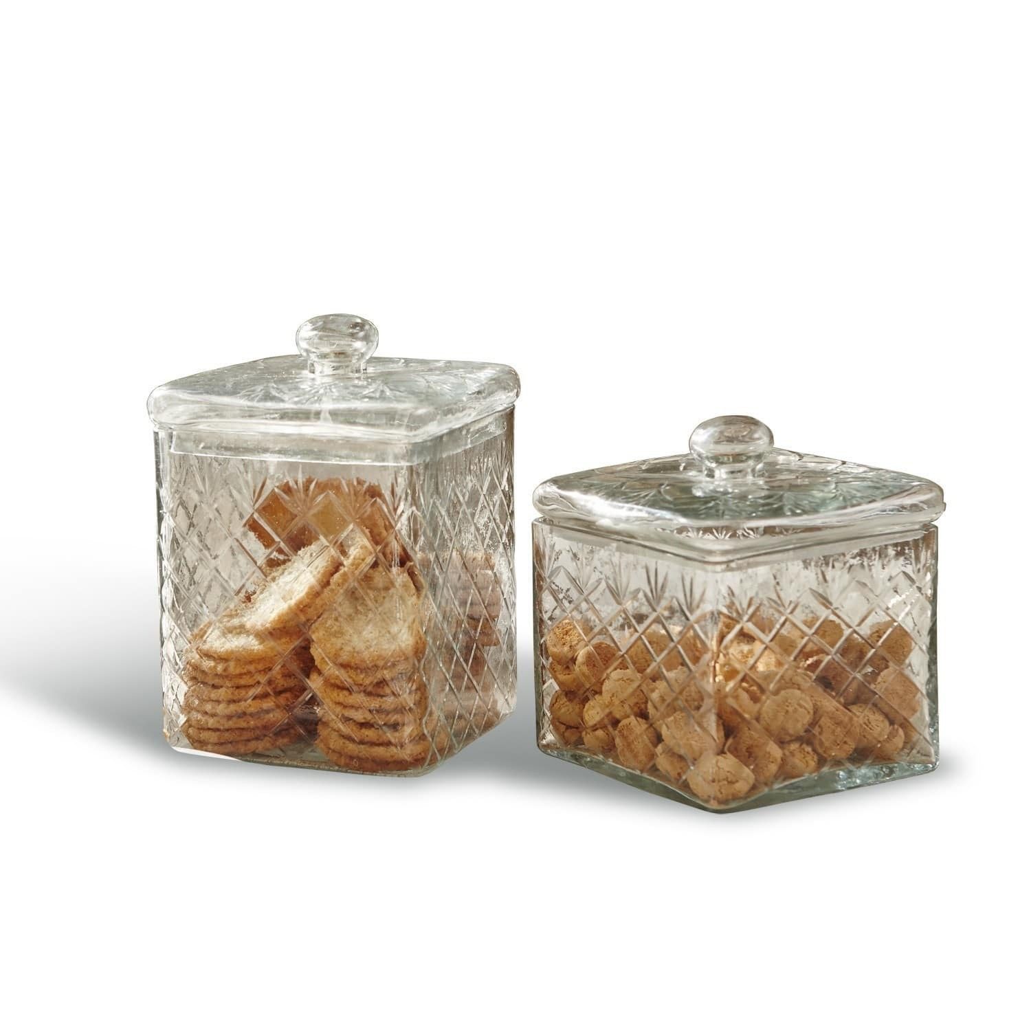 Vorratsdose Glasdose 2er Set Cherie klar