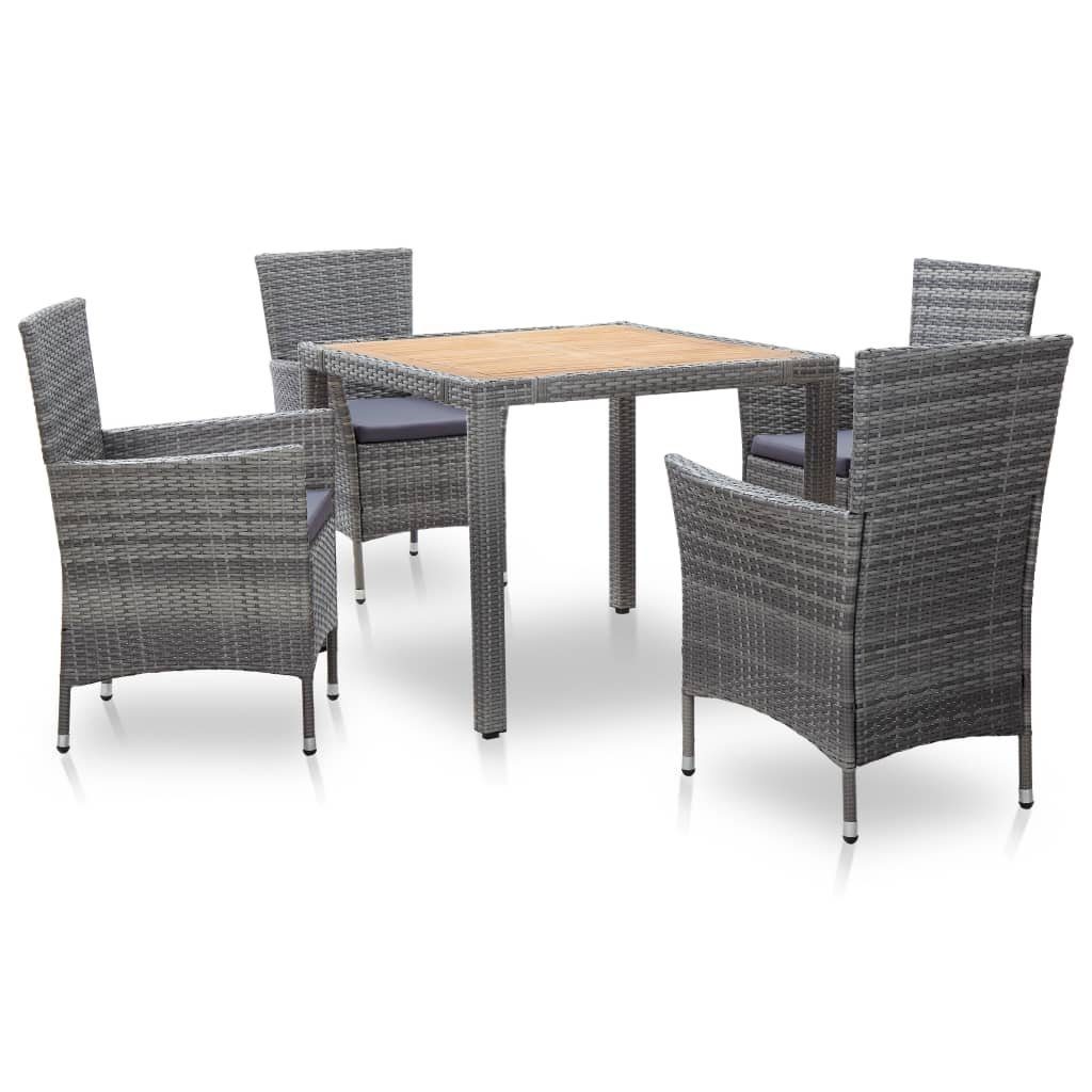 vidaXL Gartenmöbelset, Tischmaße 90 × 90 × 75 cm (L × B × H) online