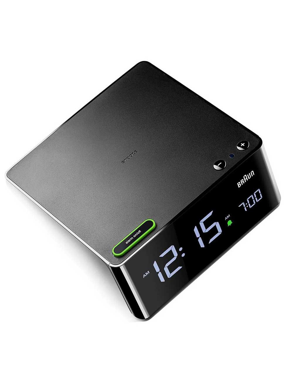 Braun Wecker Braun BC16BEU VA LCD Display digitaler Wecker 12-24 h,Crescendo-Alarm,Minute,Schlummerfunktion,Sekunde,Stunde