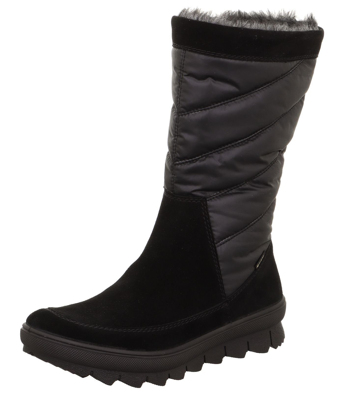 Legero Stiefel Schwarz Leder/Textil Stiefel