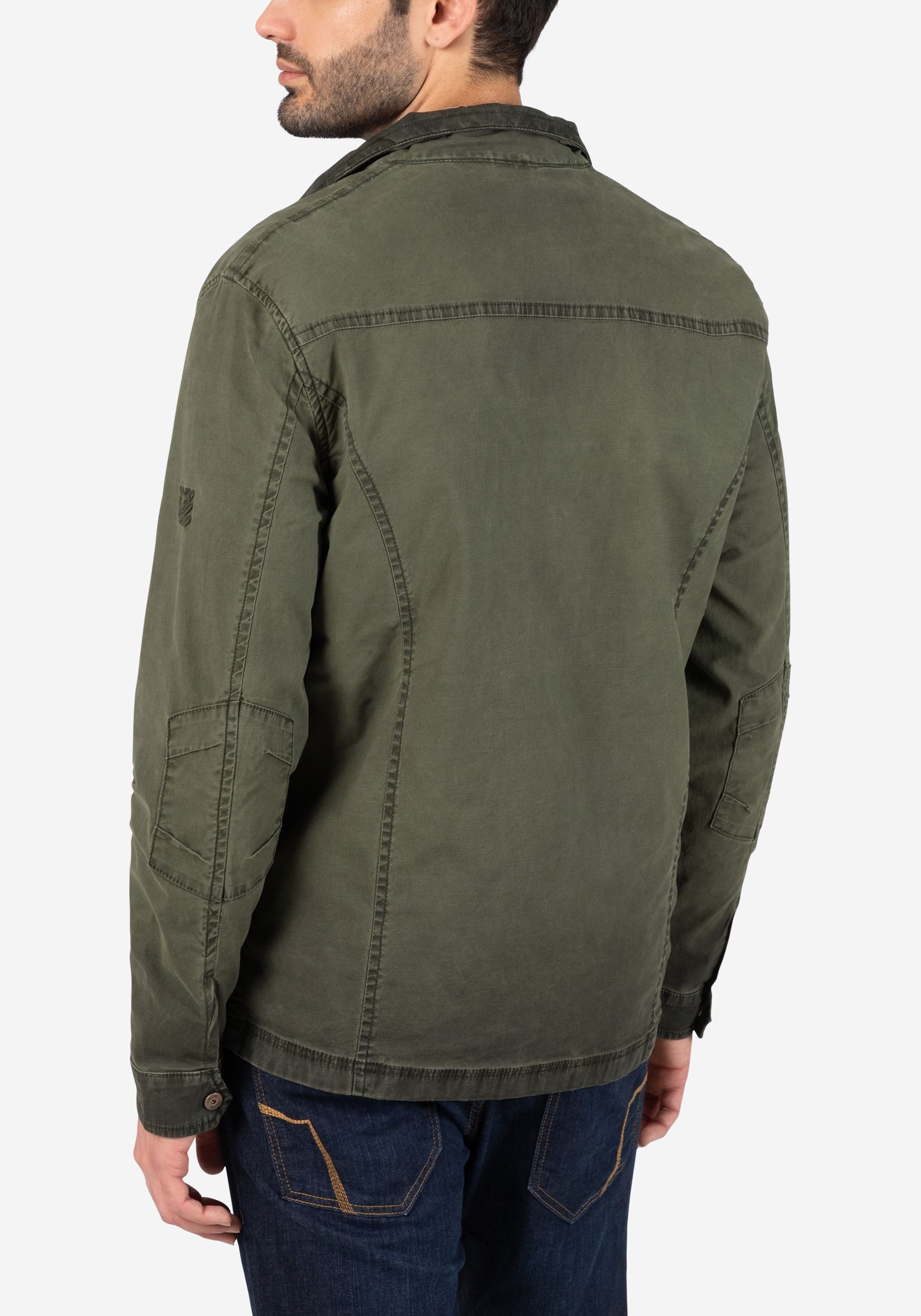 TIMEZONE Blouson Vintage Feldjacke mit Reißverschluss und Workwear Style. Light Fieldjacket