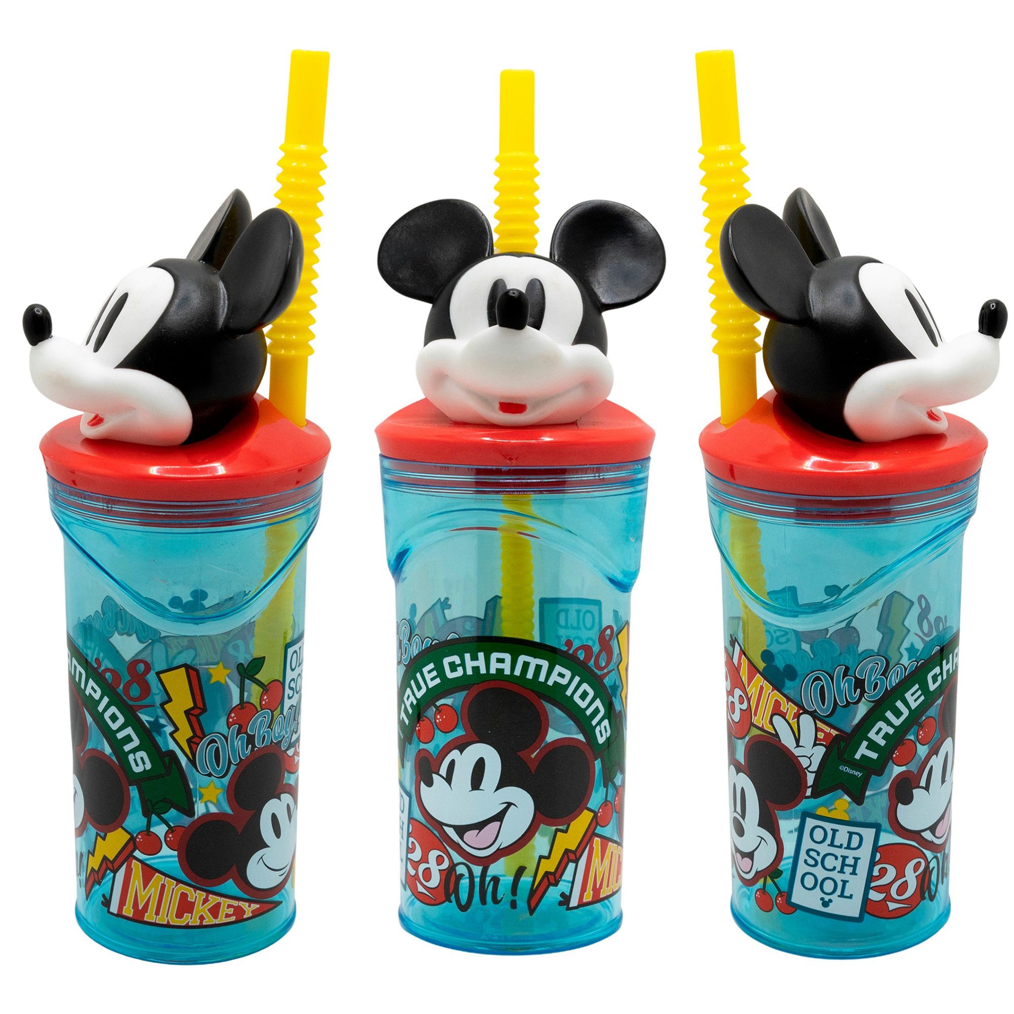 Disney Кружки Disney Mickey Maus 3D Deckel Kinder Trinkbecher Кружки 360ml