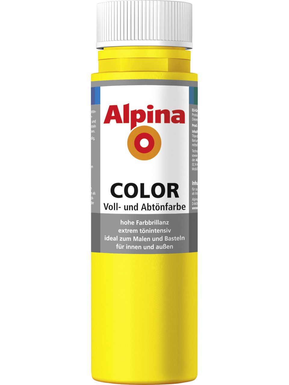 Alpina Vollton- und Abtönfarbe Alpina Color Abtönfarbe sunny yellow 250 ml