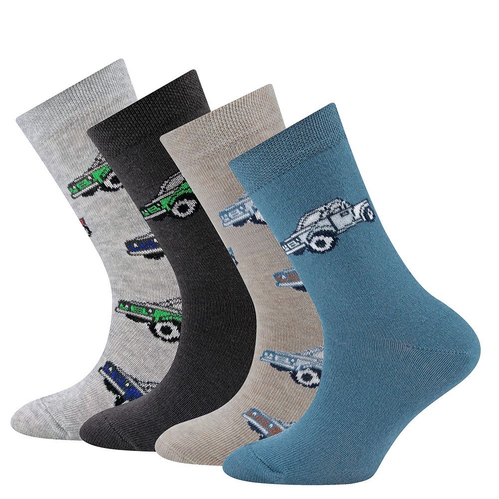 Ewers Socken Socken 4er Pack Auto (4-Paar)
