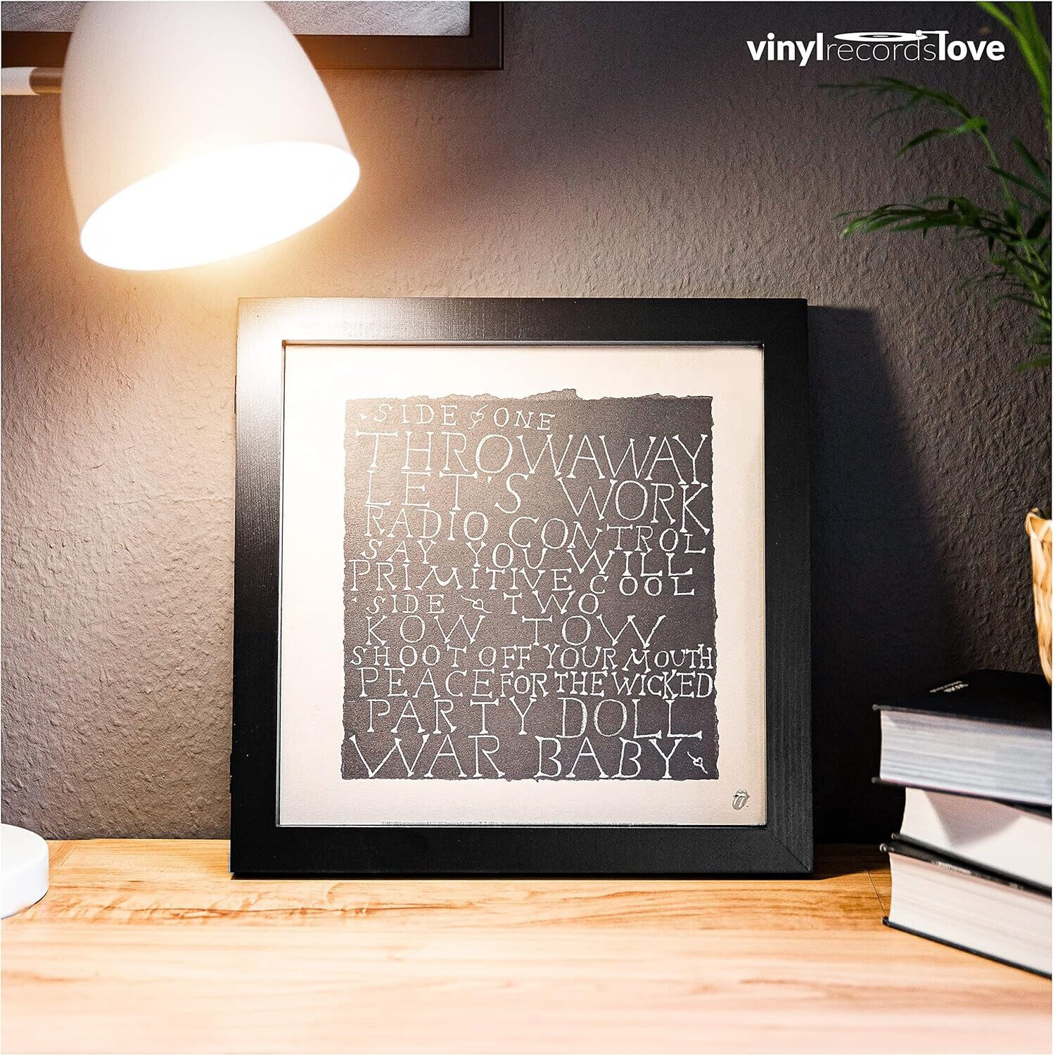 VinylRecordsLove Rahmen Schallplattenrahmen Rahmen für Vinyl 2er Set Frame schwarz Holz, für 1 Bilder (2er Set, 2 St), 2x 38x38x3cm, Echtholzrahmen – Bild 5 von 5