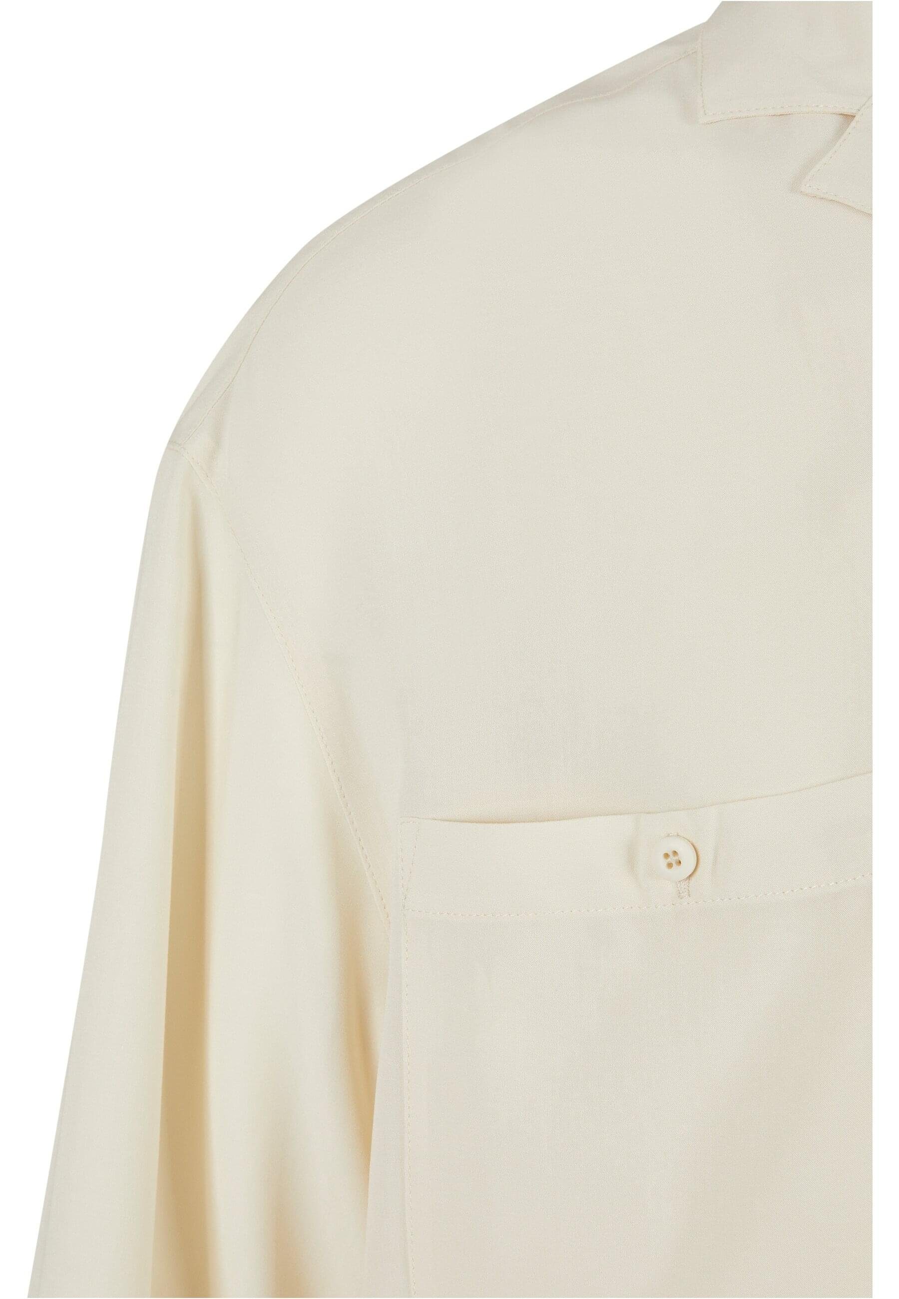 URBAN CLASSICS Langarmhemd Urban Classics Herren Oversized Resort Shirt (1-tlg)