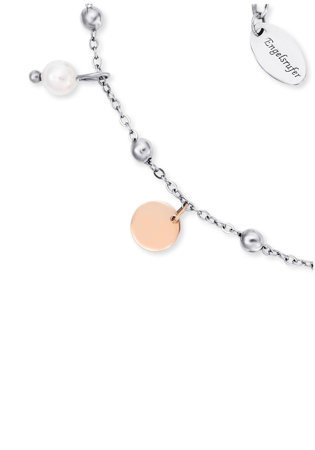 Engelsrufer Fußkette Little Joy Bicolor, mit Süßwasserzuchtperle